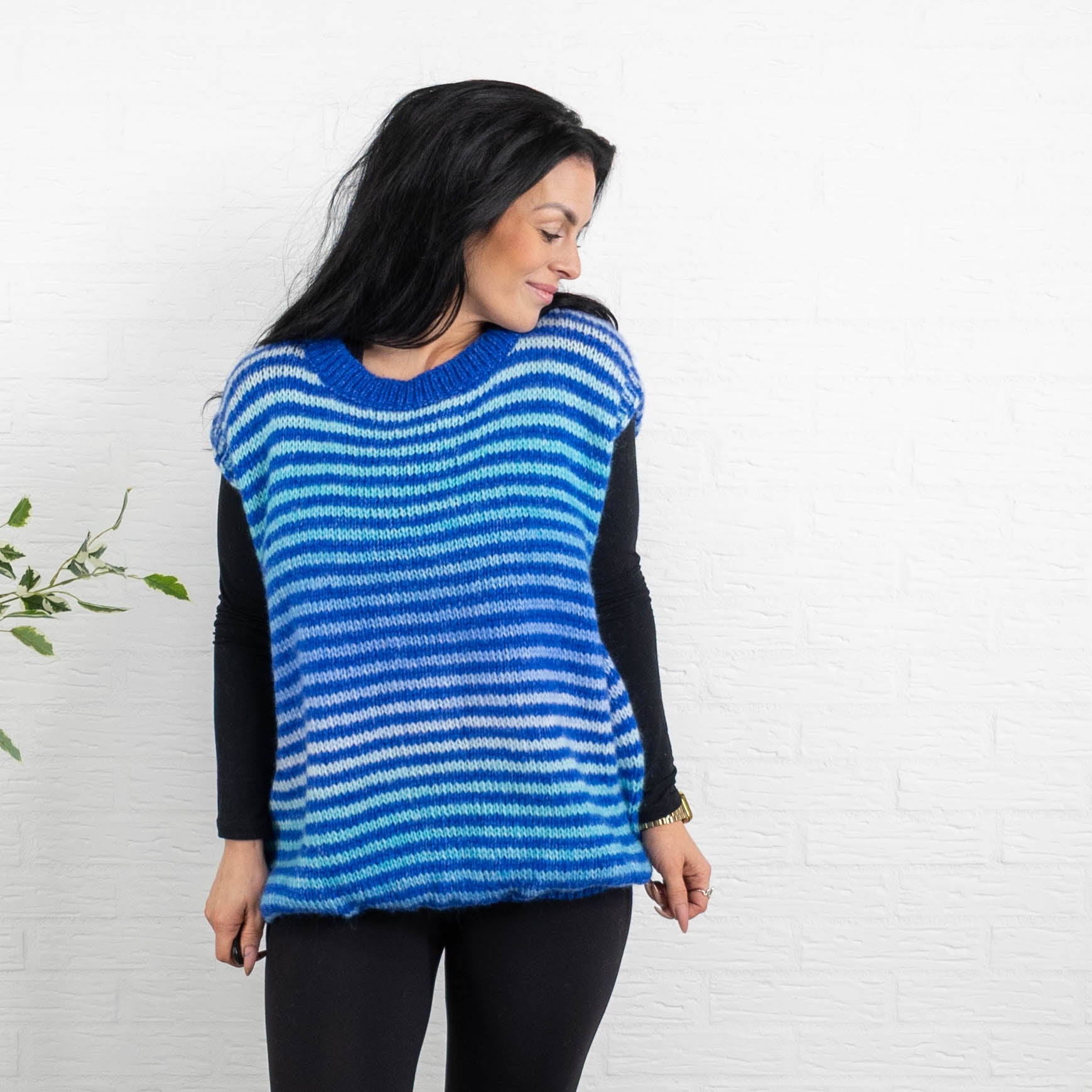 Grace strikvest, Royal blue