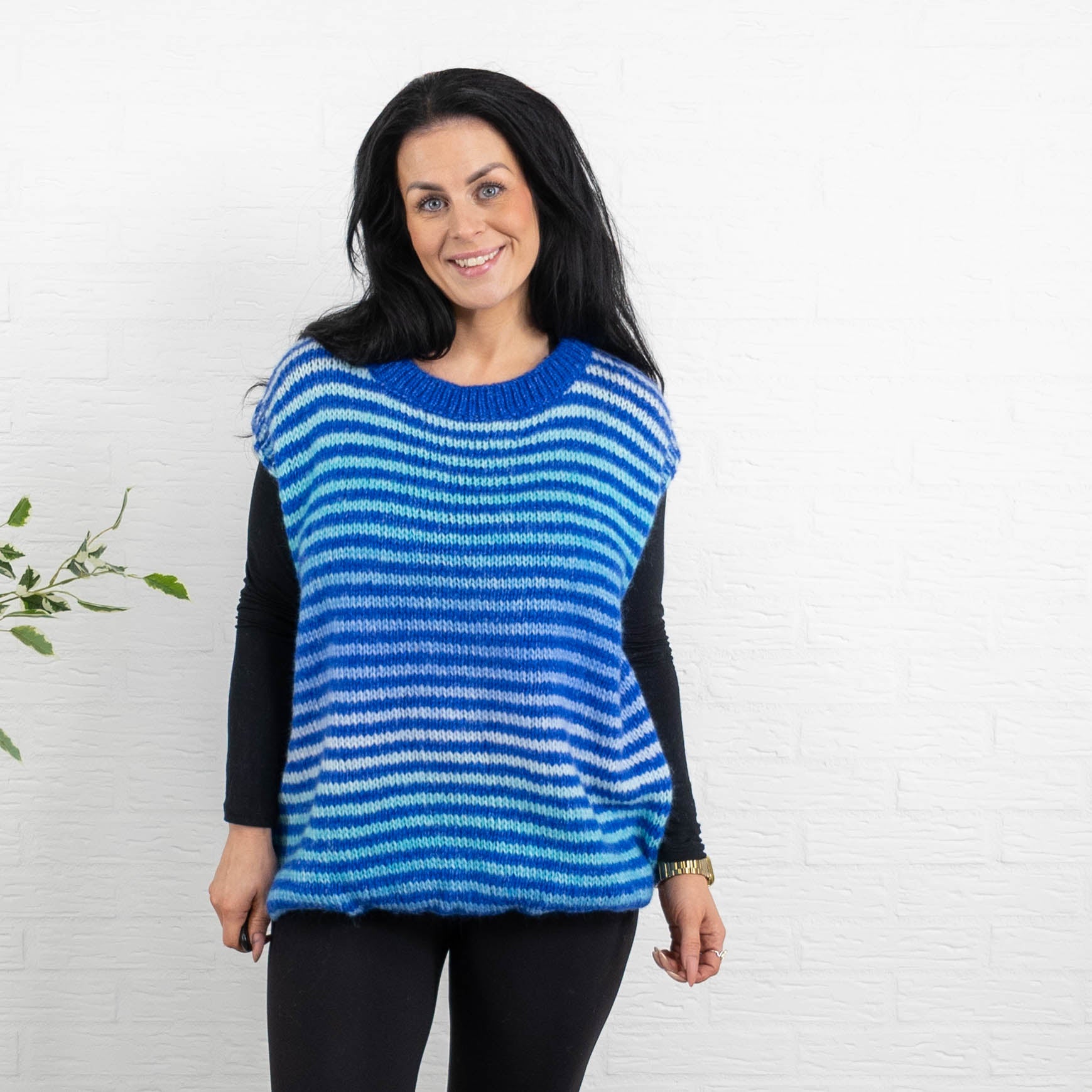 Grace strikvest, Royal blue