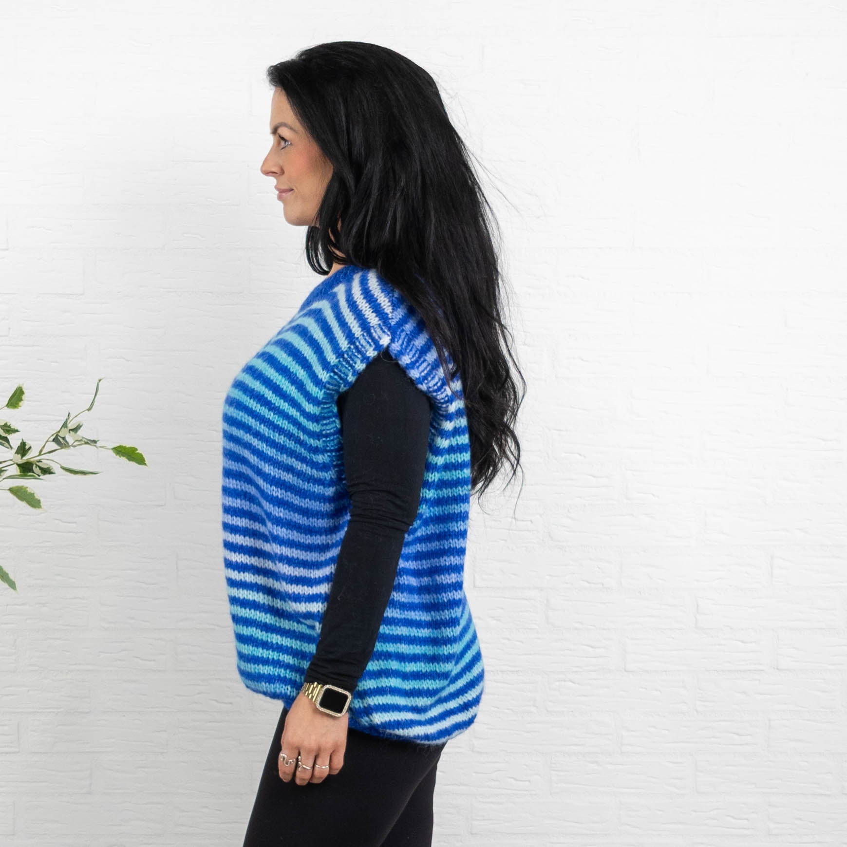 Grace strikvest, Royal blue