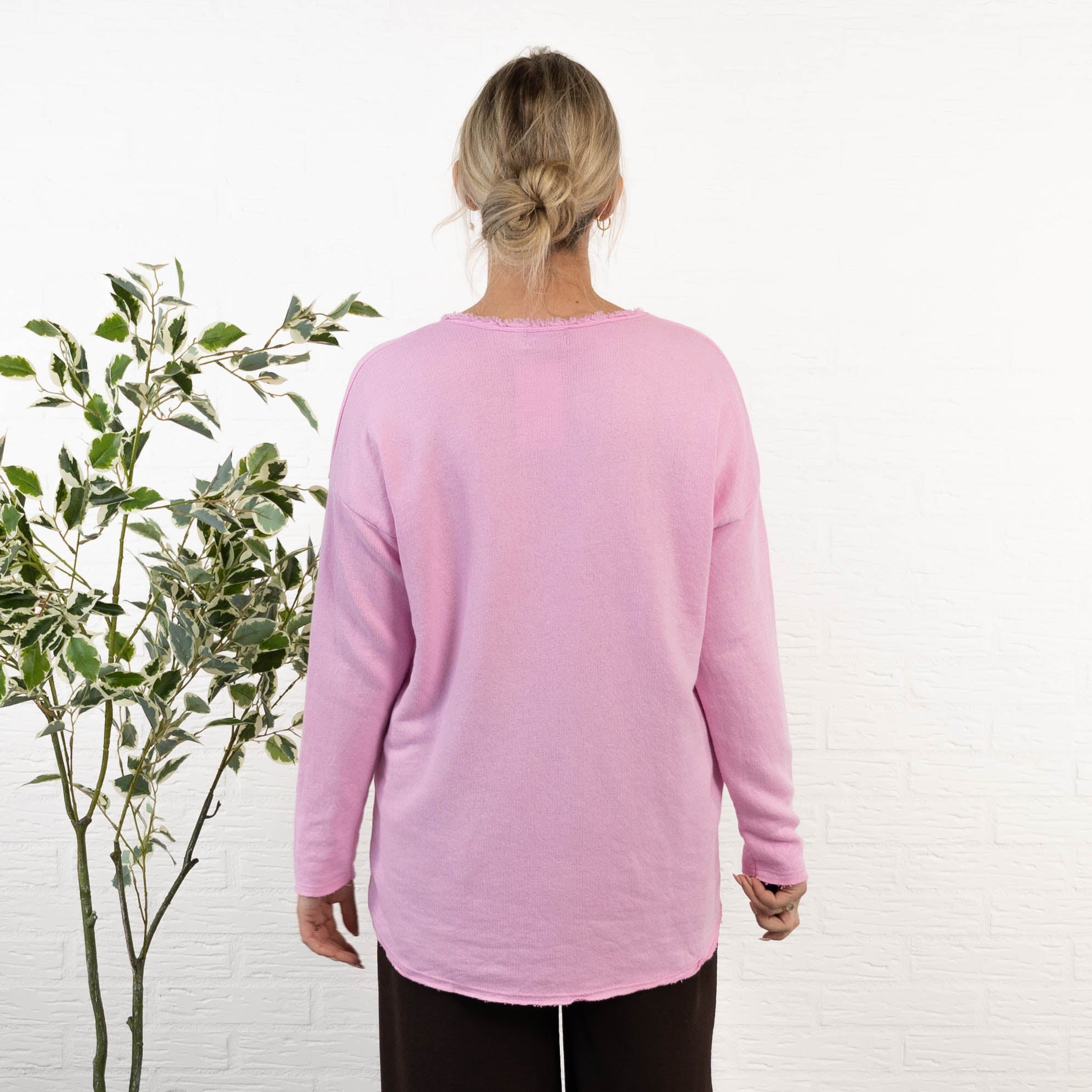 Amber sweatshirt, Lyserød