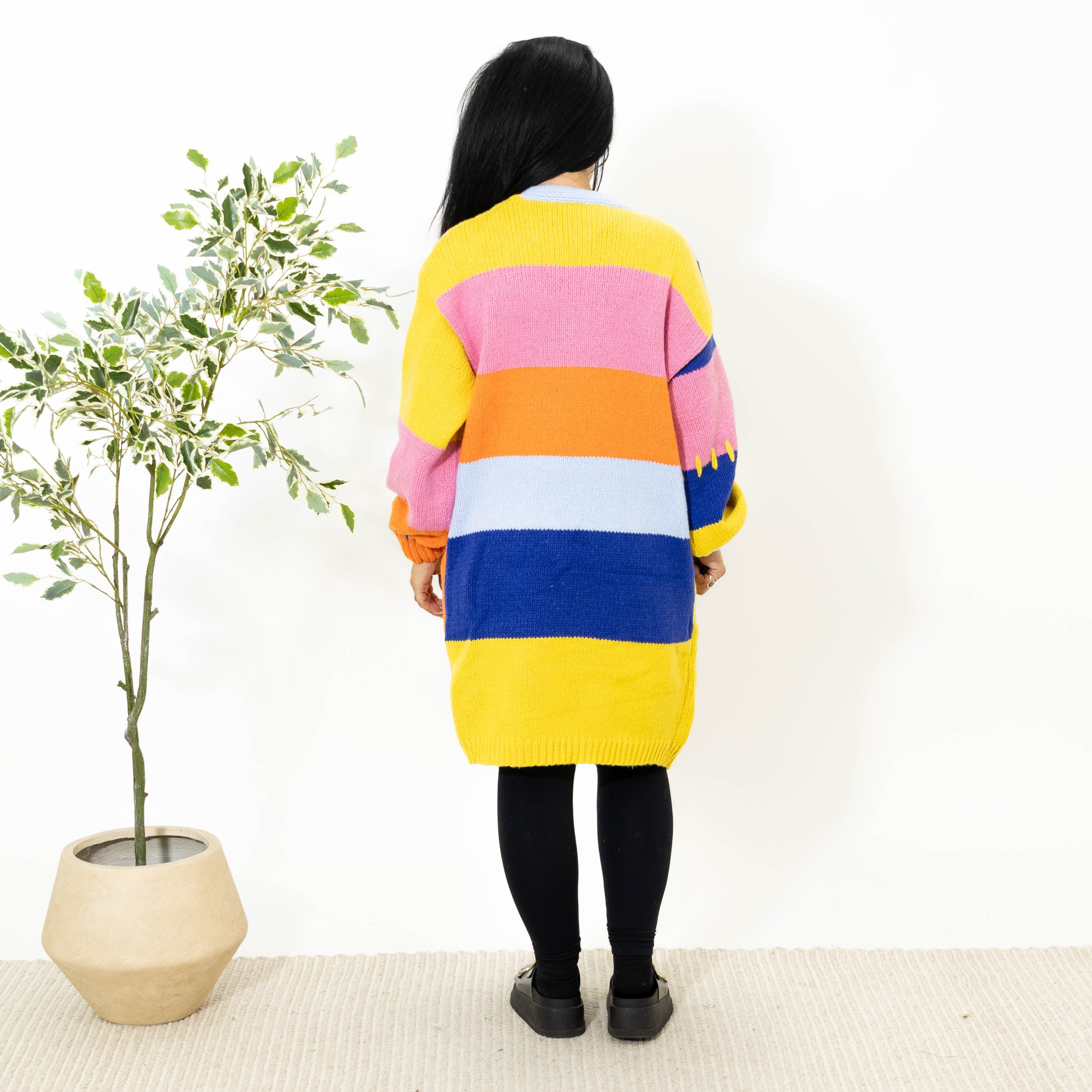 Gry strik cardigan, Gul