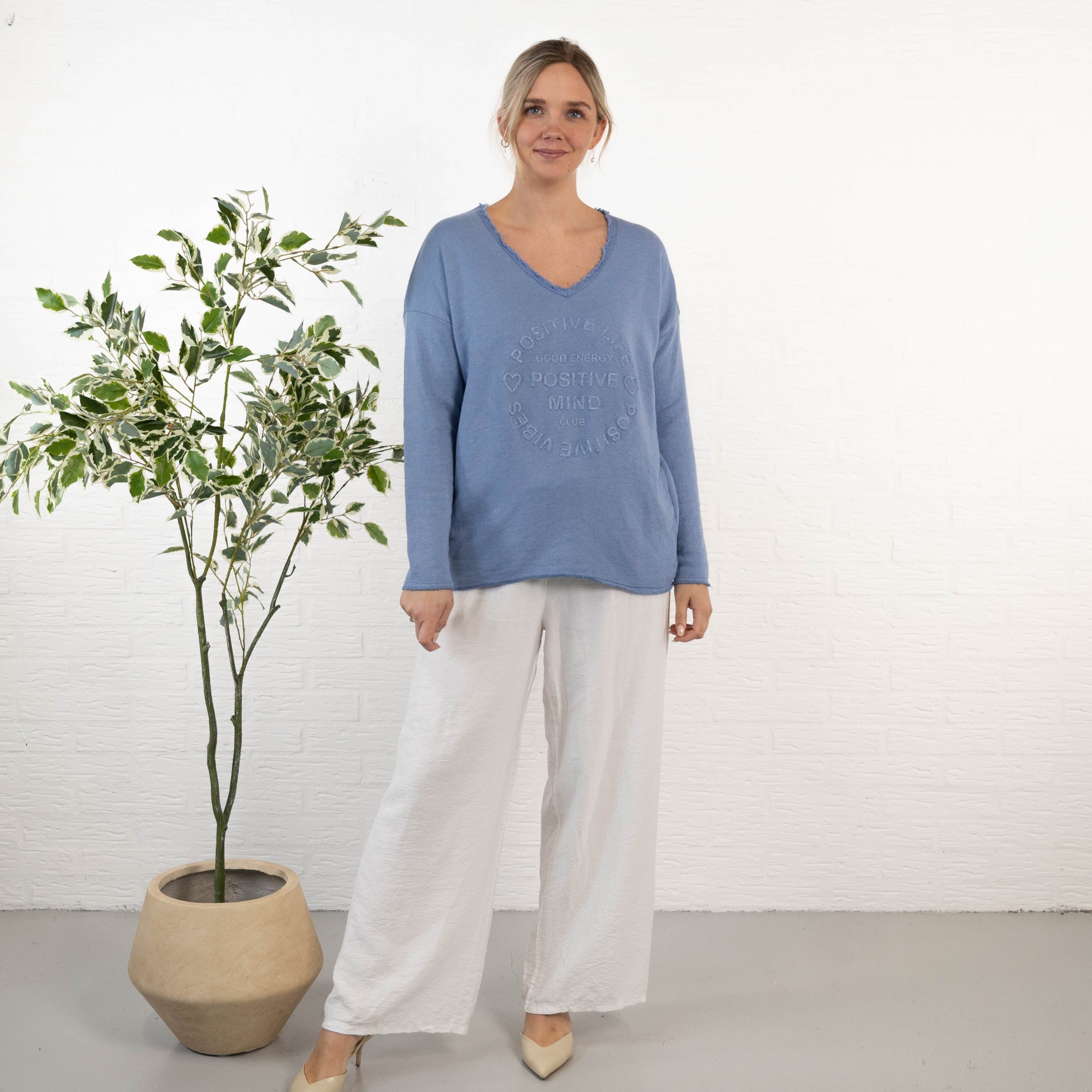 Amber sweatshirt, Blå