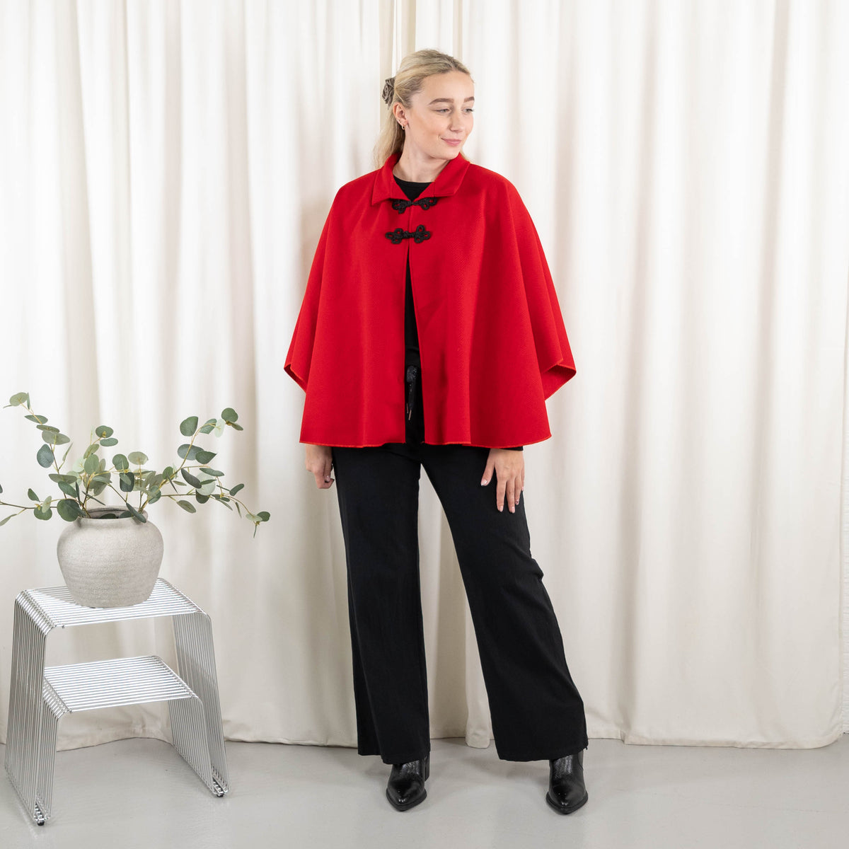 Madison poncho, Rød