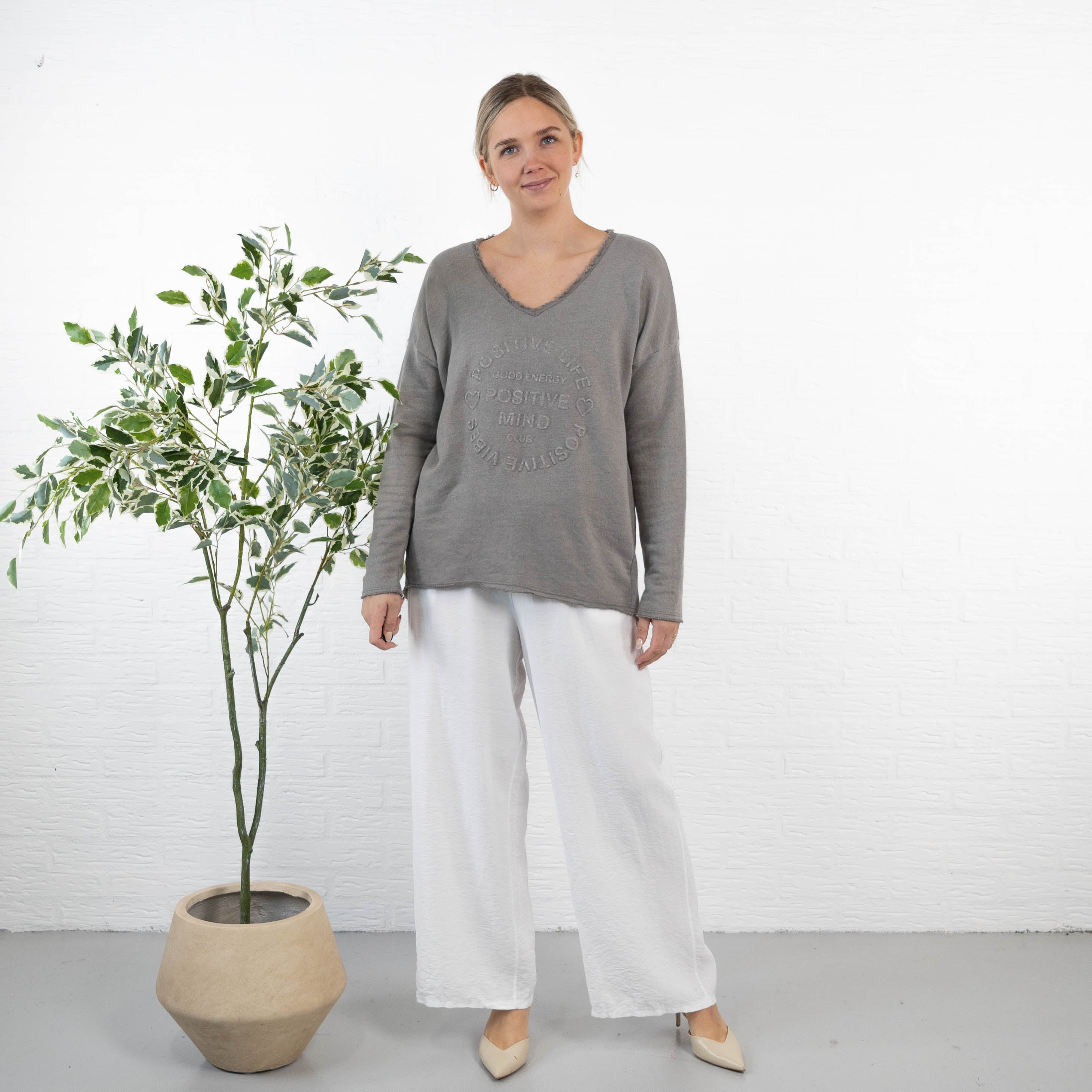 Amber sweatshirt, Taupe