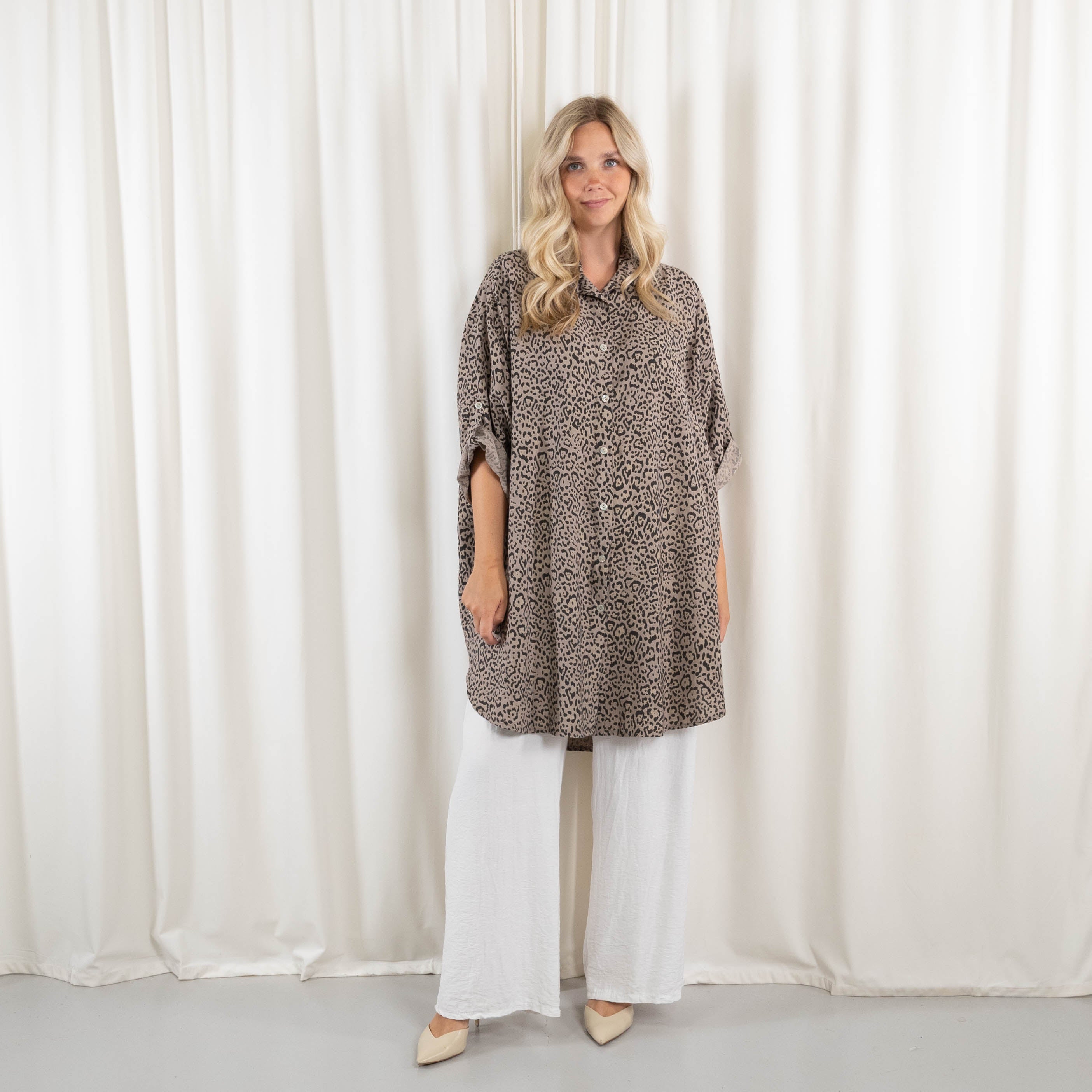 Barbara tunika/kjole, Taupe