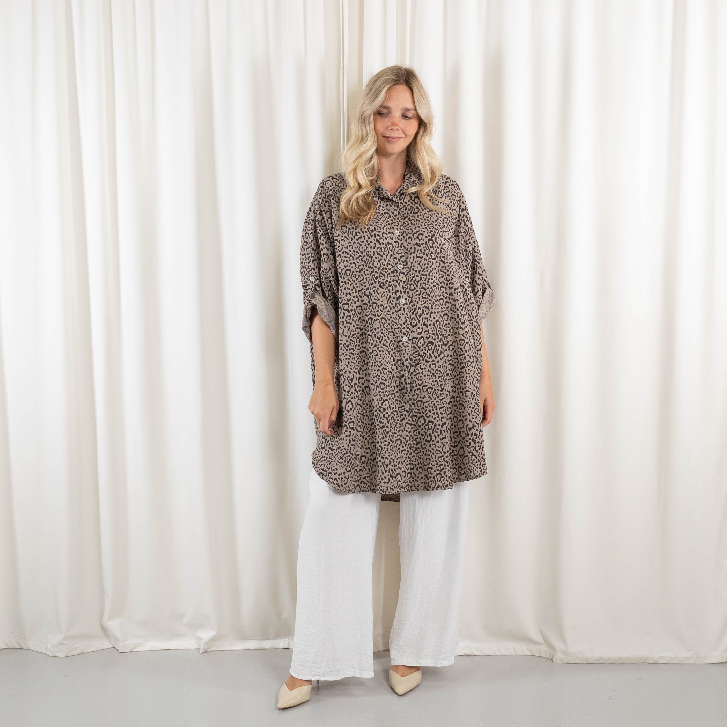 Barbara tunika/kjole, Taupe
