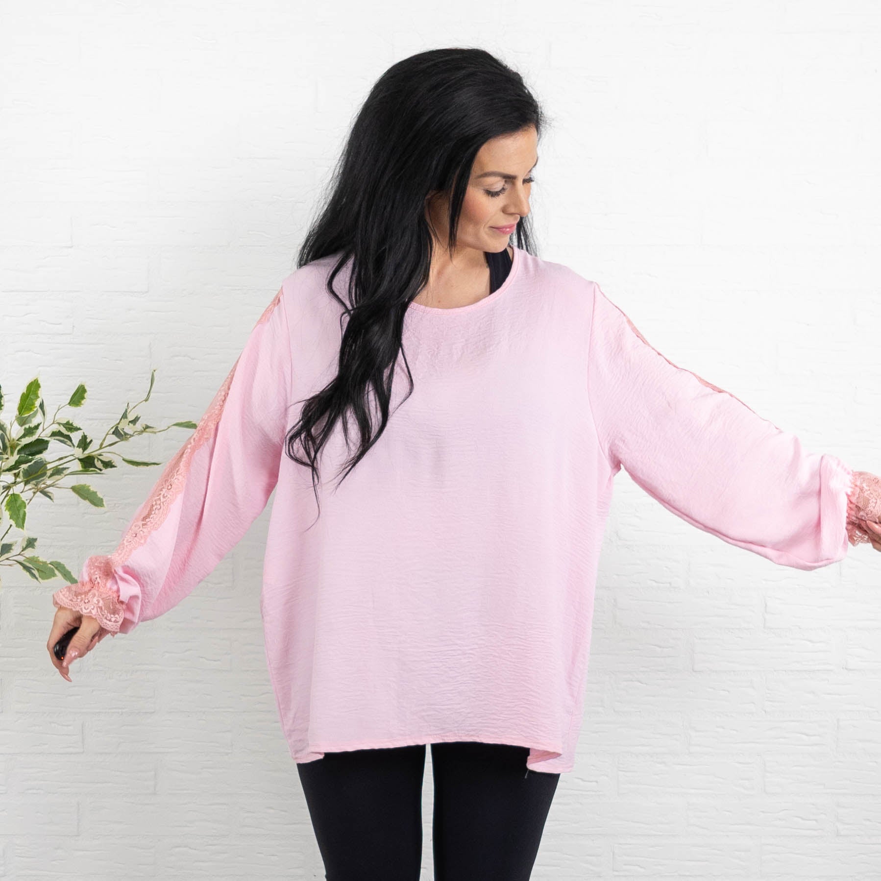 Tiffany overdel, Lyserød