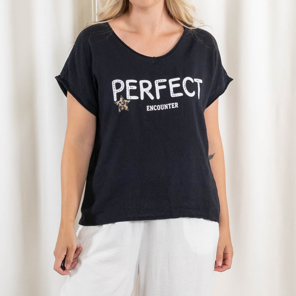 Perfect t-shirt, Sort