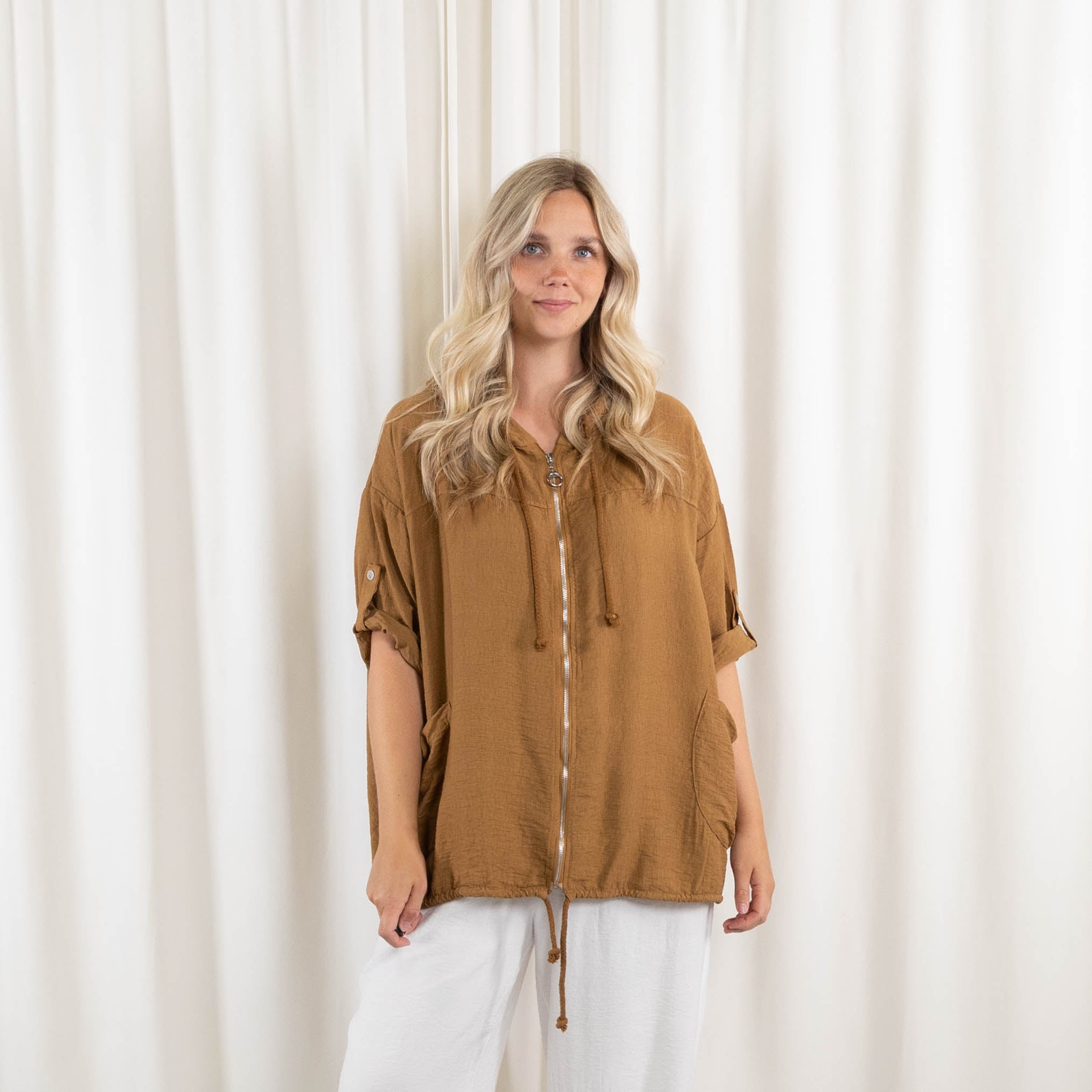 Jenny cardigan, Camel