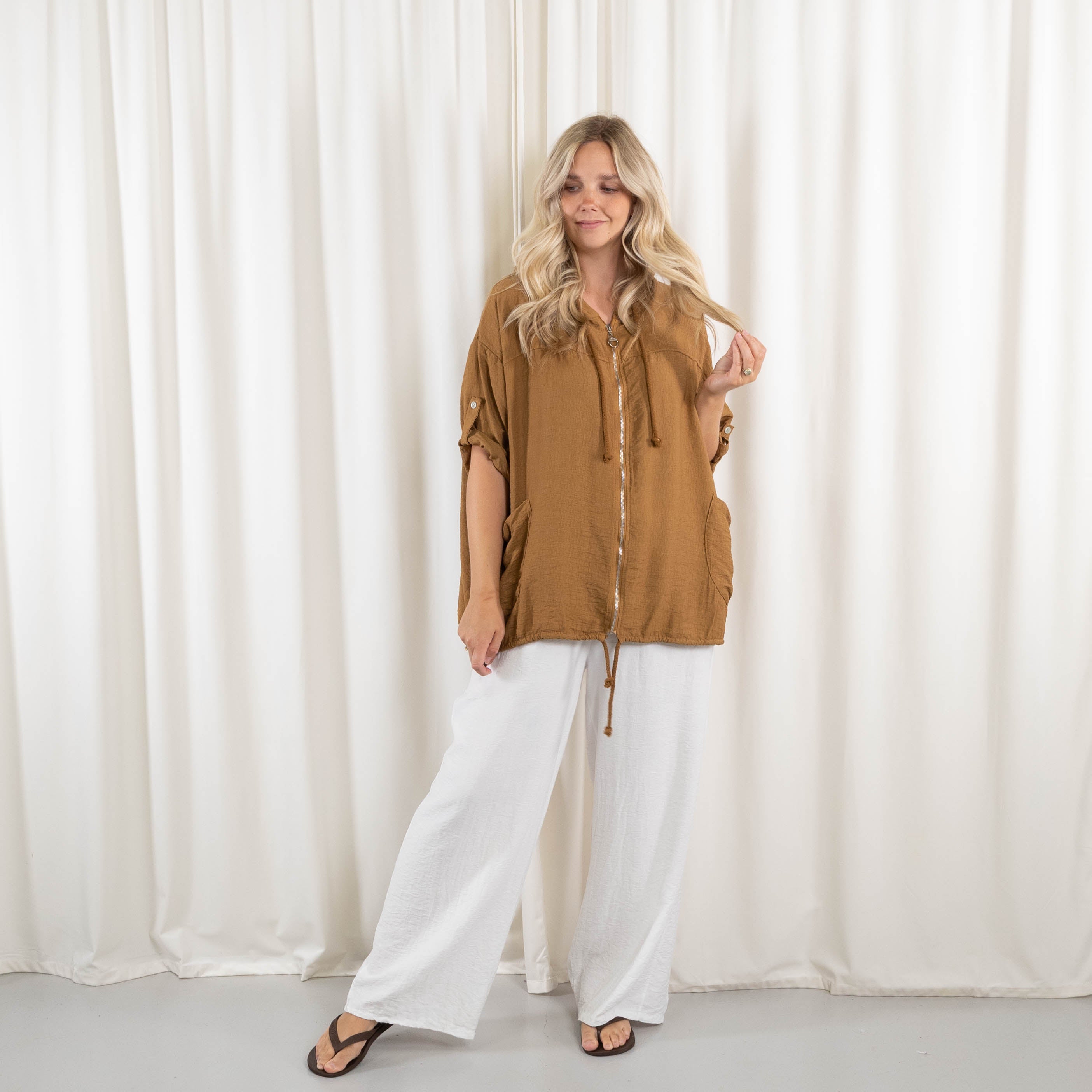 Jenny cardigan, Camel