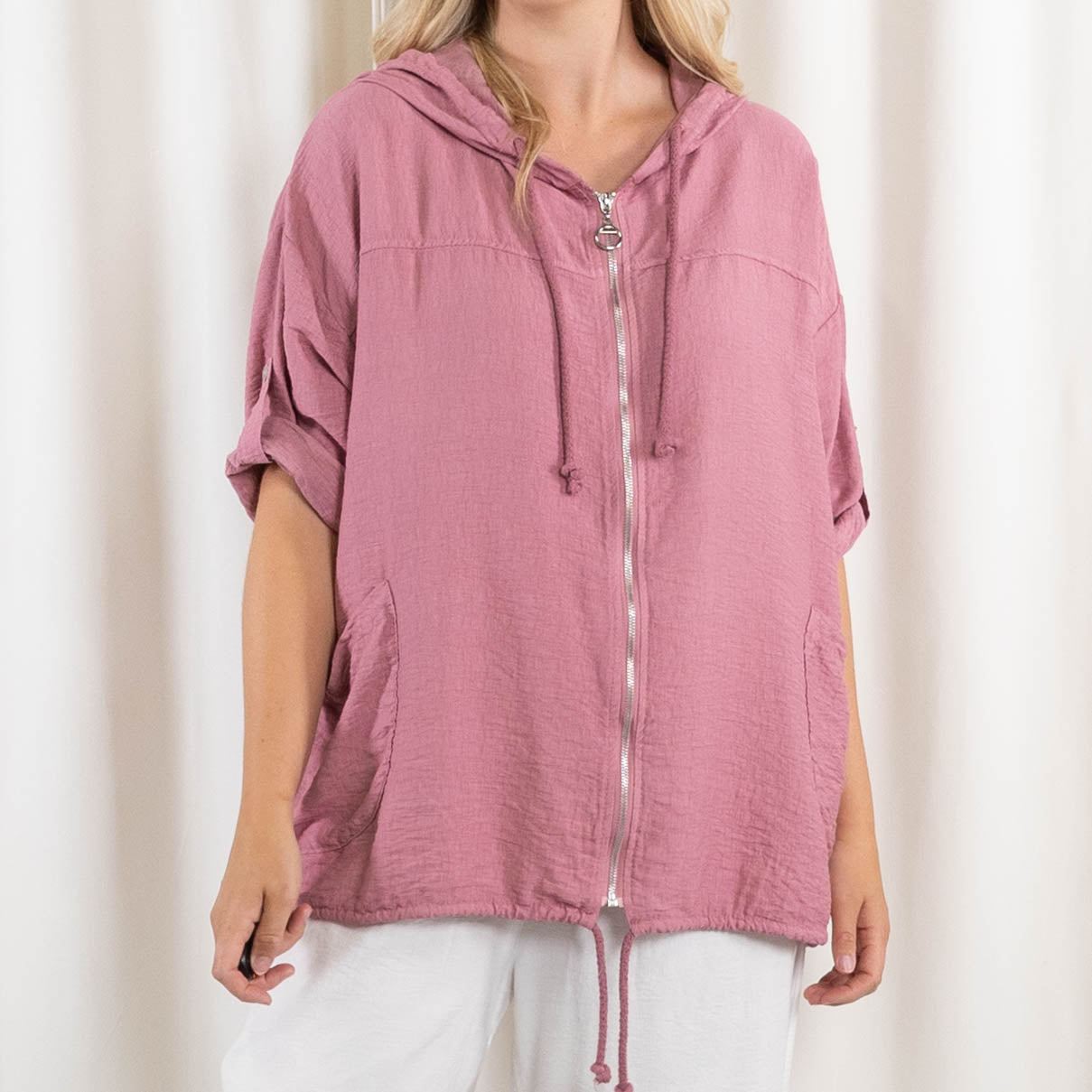 Jenny cardigan, Old rose