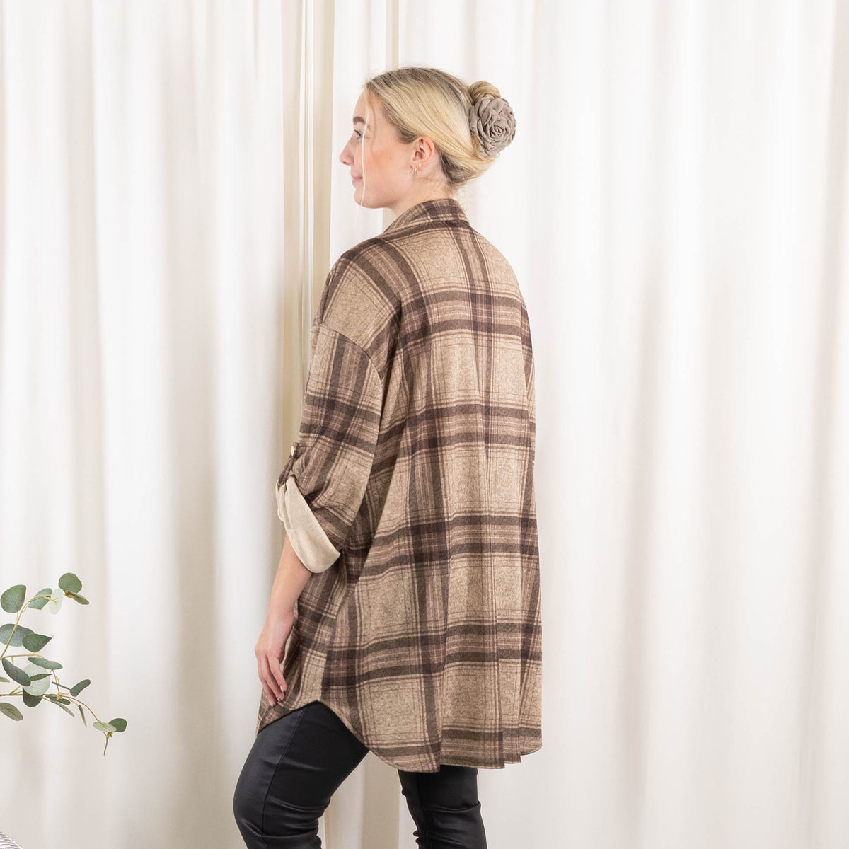 Lynn skjorte, Taupe
