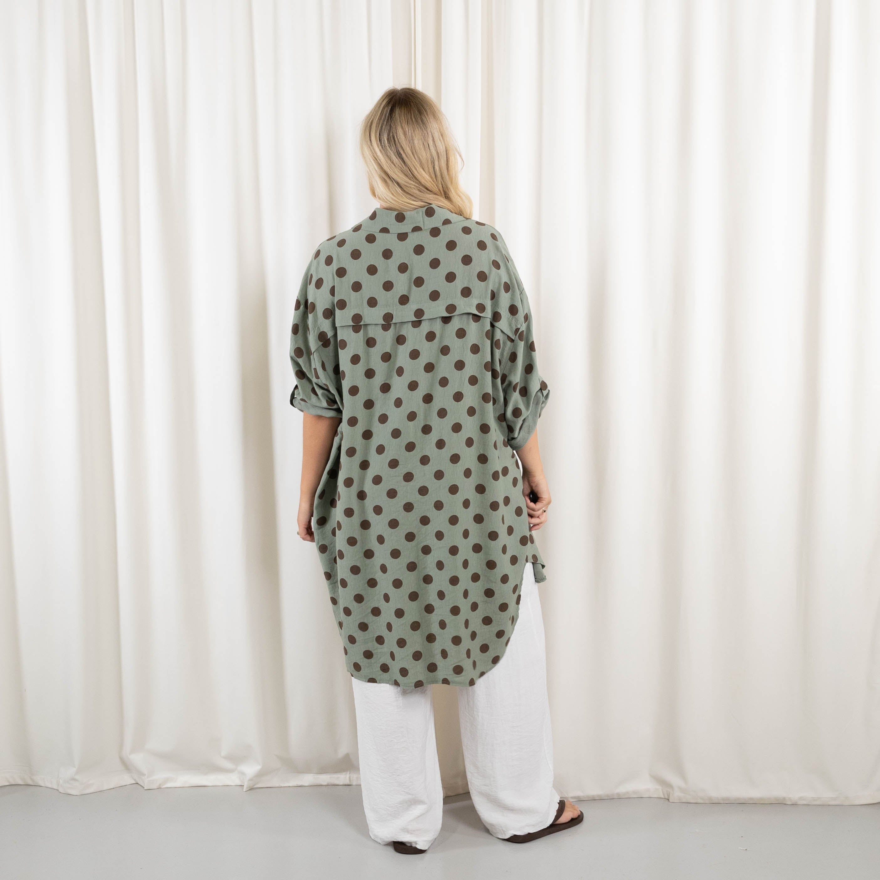 Stine tunika/kjole, Khaki