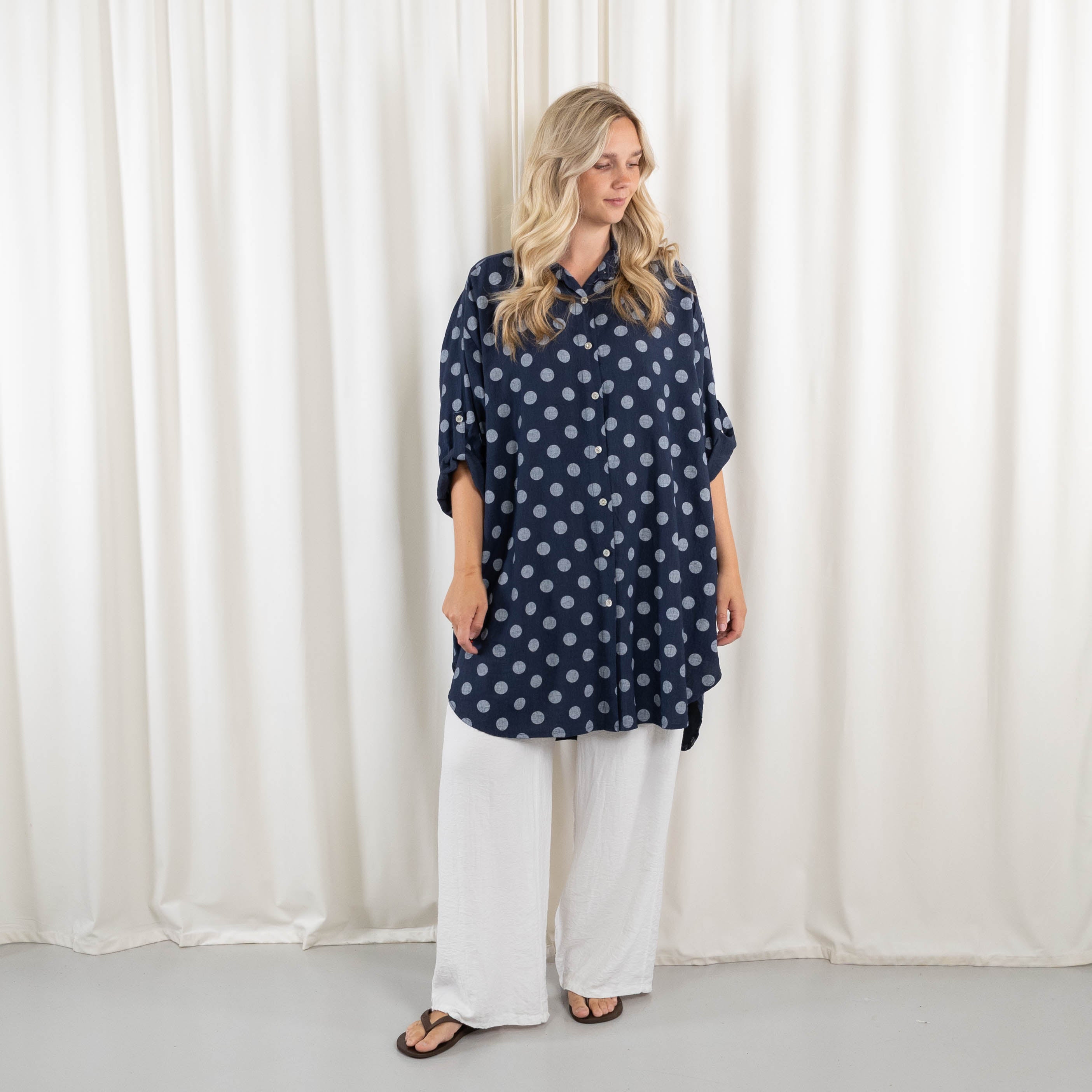 Stine tunika/kjole, Navy