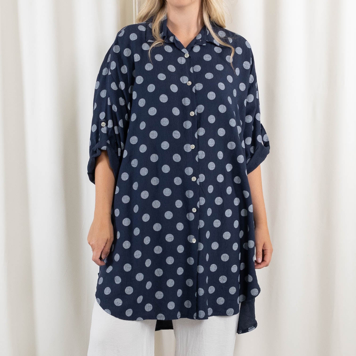 Stine tunika/kjole, Navy