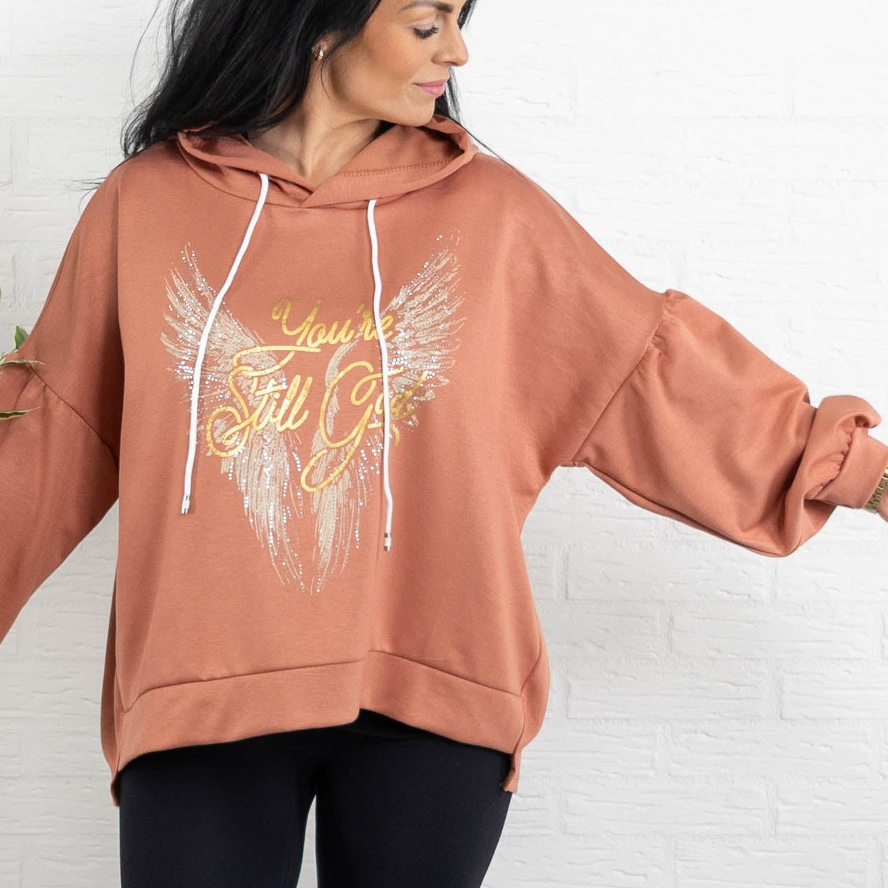 Abigail sweatshirt, Mørk rosa