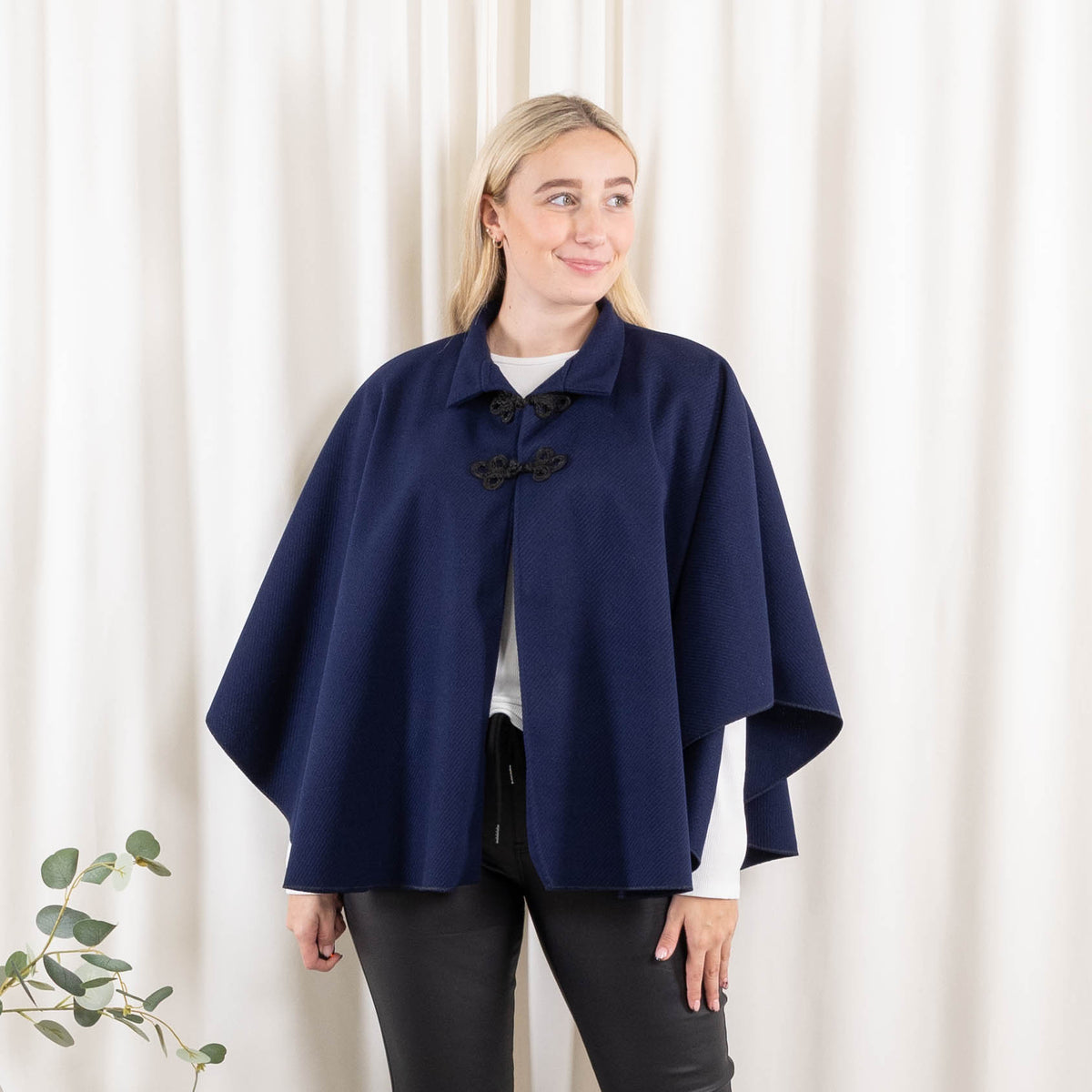 Madison poncho, Navy