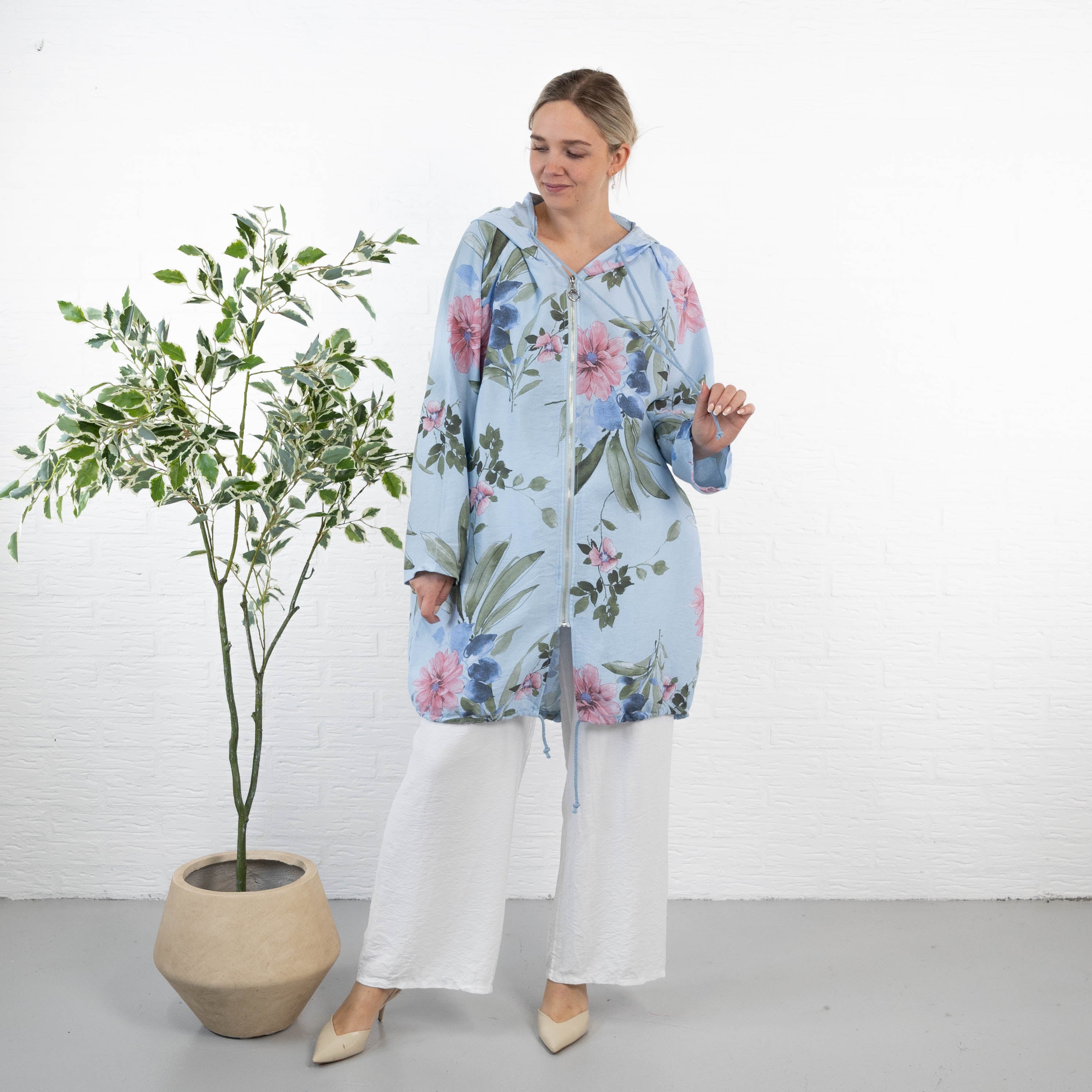 Claire cardigan, Lyseblå