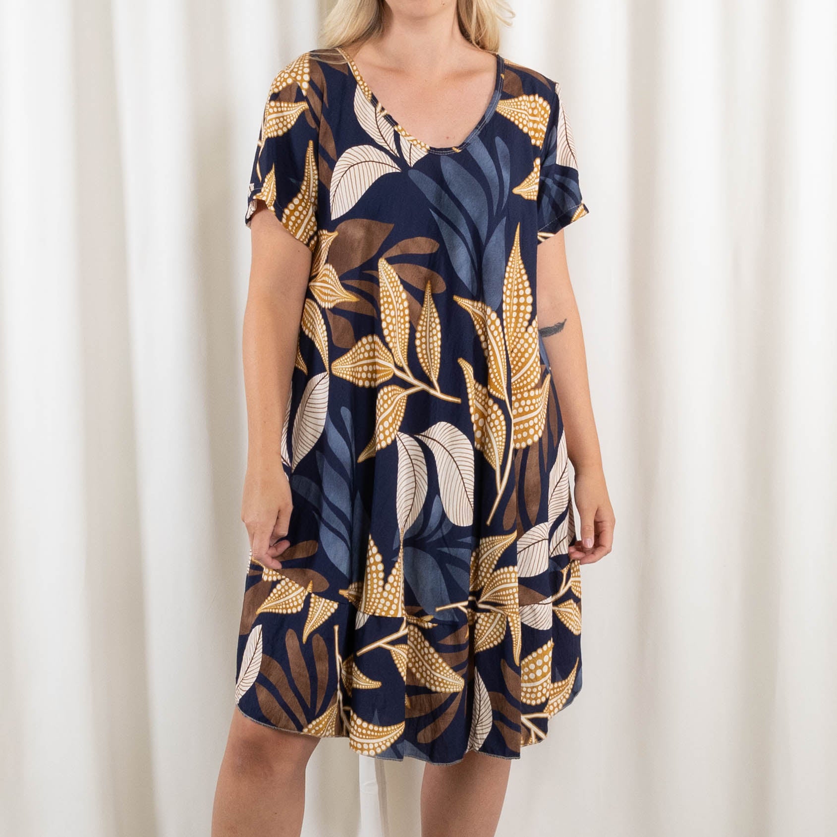 Tilde kjole, Navy