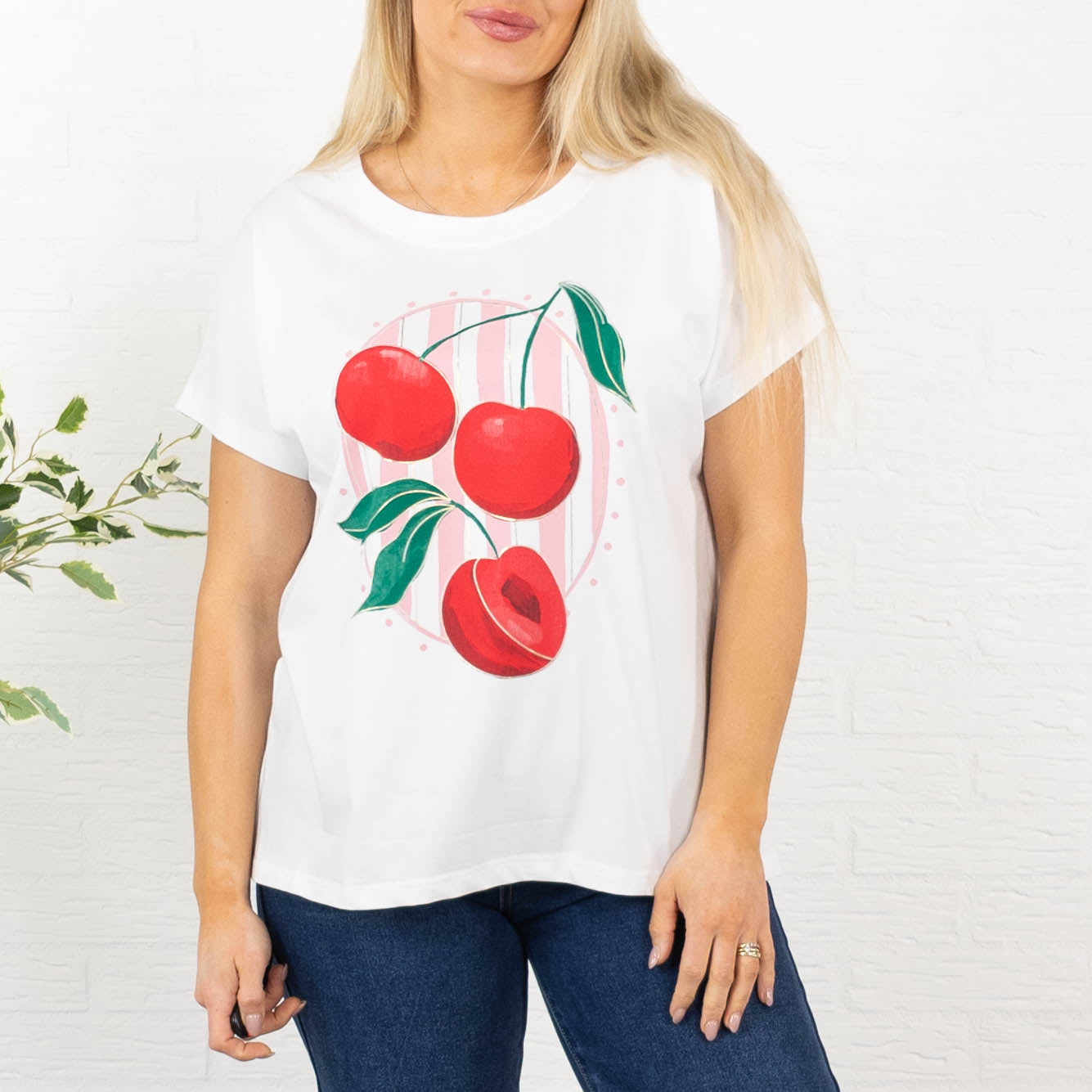 Frugt t-shirt, Kirsebær