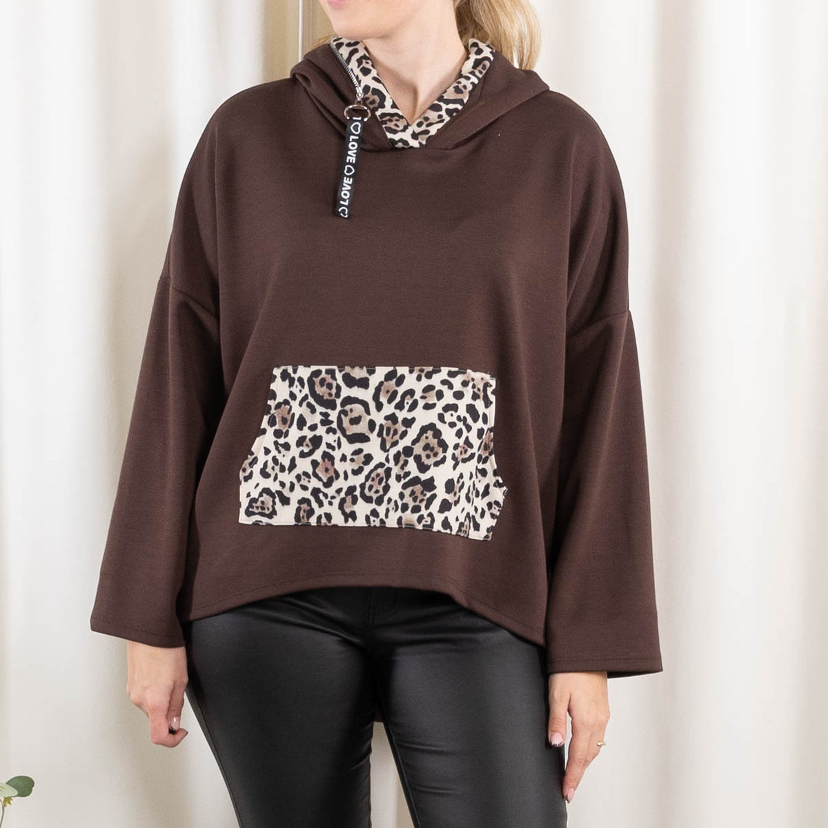 Skylar sweatshirt, Choko