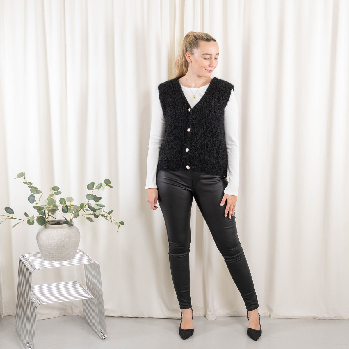 Blanca cardigan, Sort