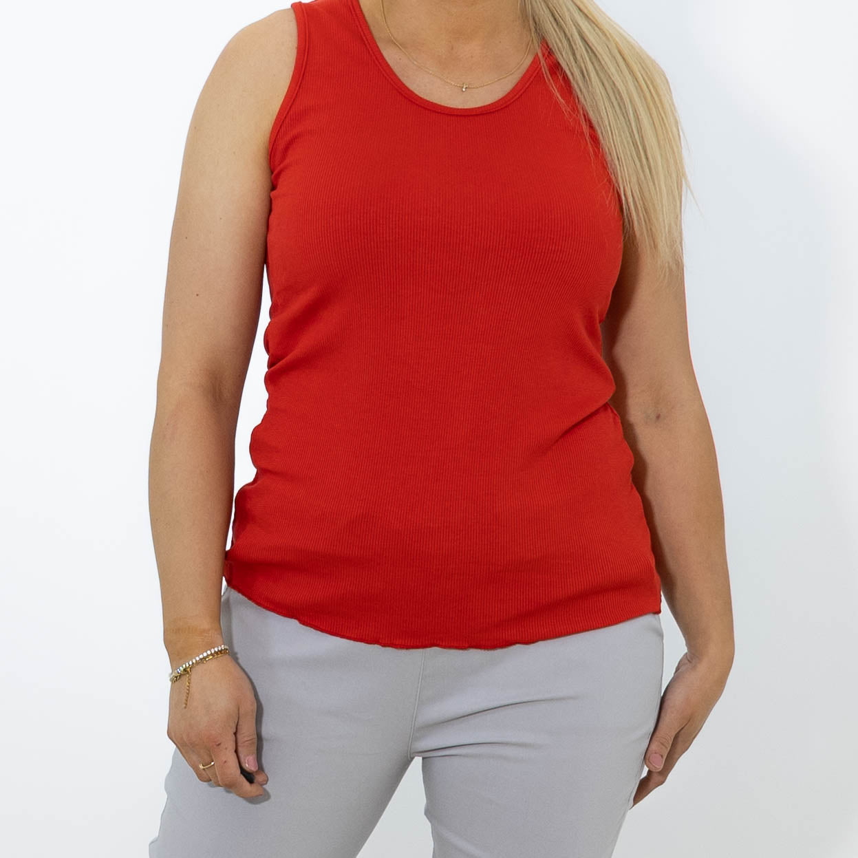 Nina top, Rød