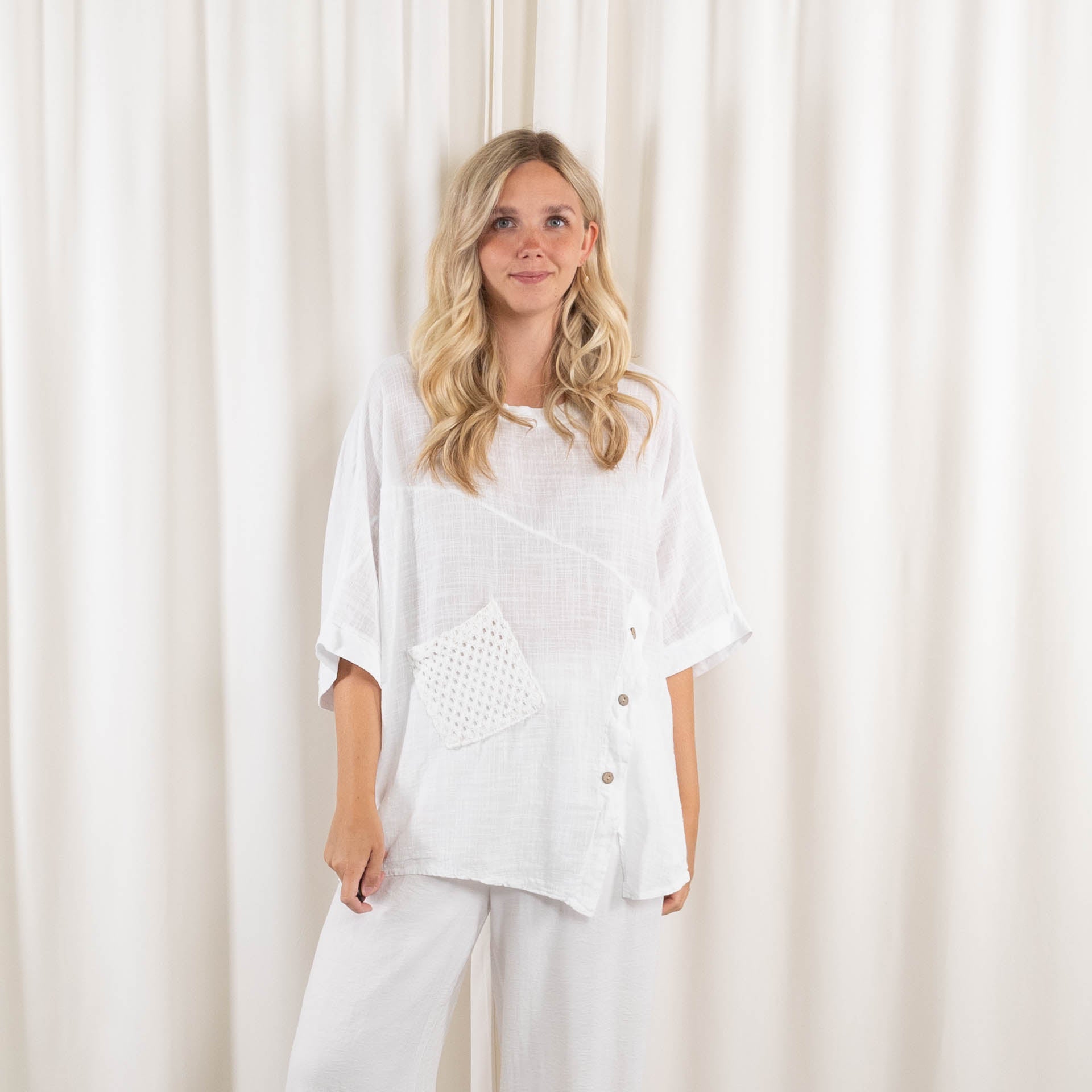Helene overdel, Hvid