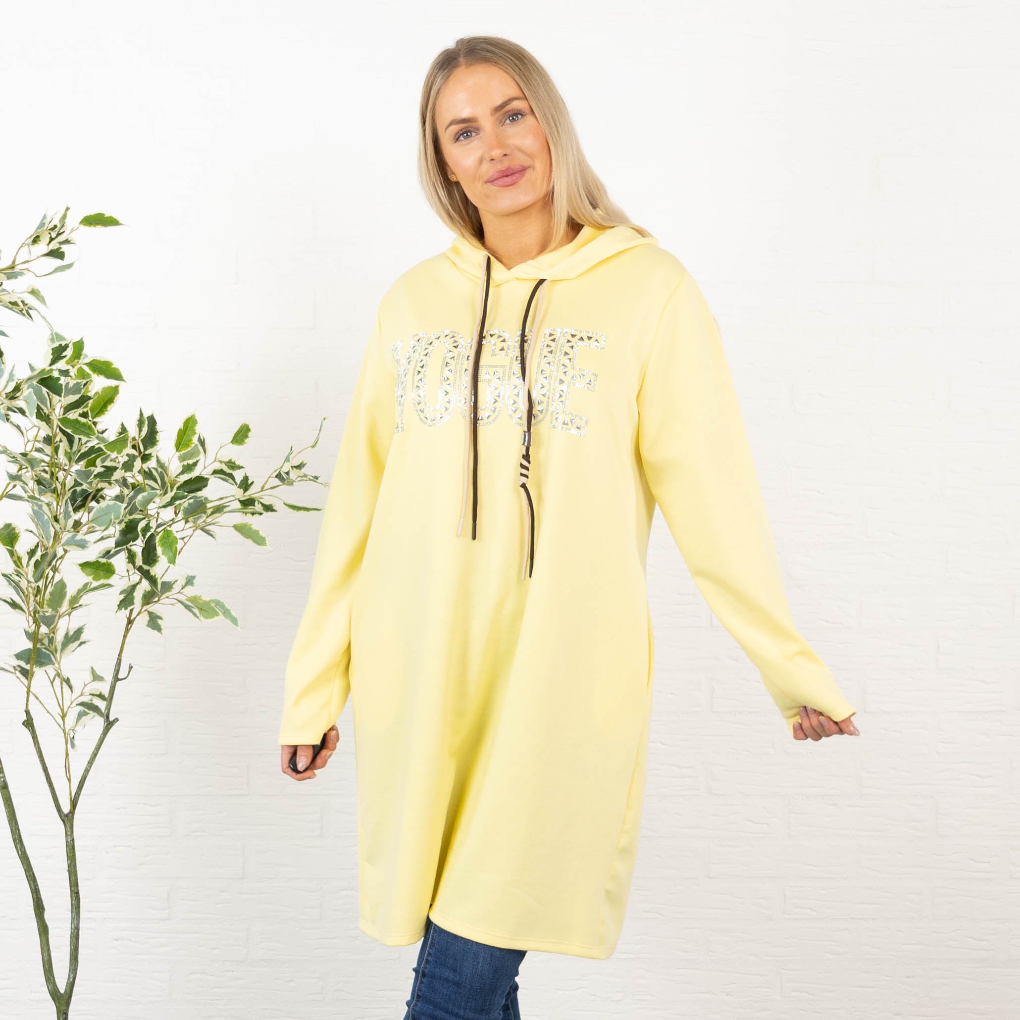 Vogue sweatshirt/tunika, Gul