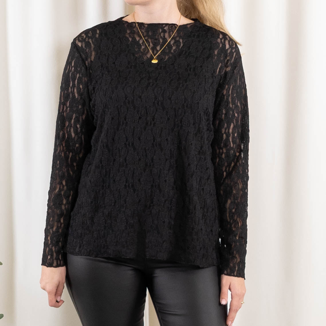 Carla lace overdel, Sort