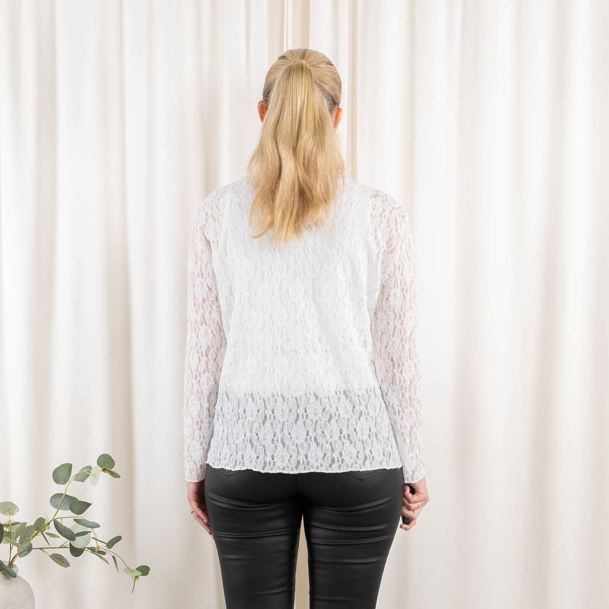 Carla lace overdel, Hvid