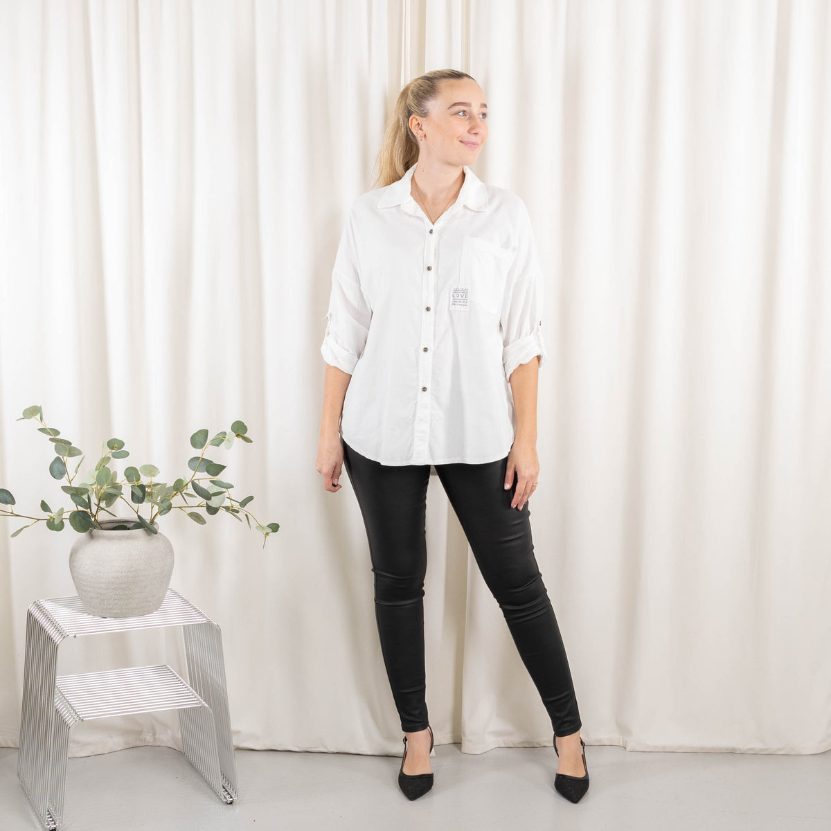 Miriam skjorte, Hvid