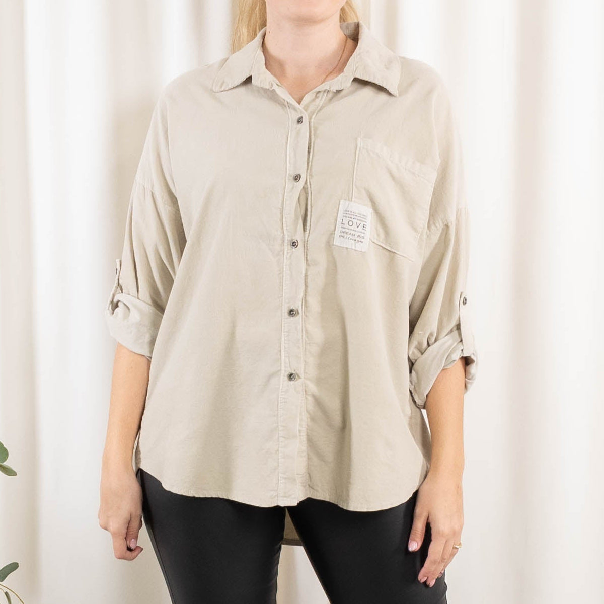 Miriam skjorte, Beige