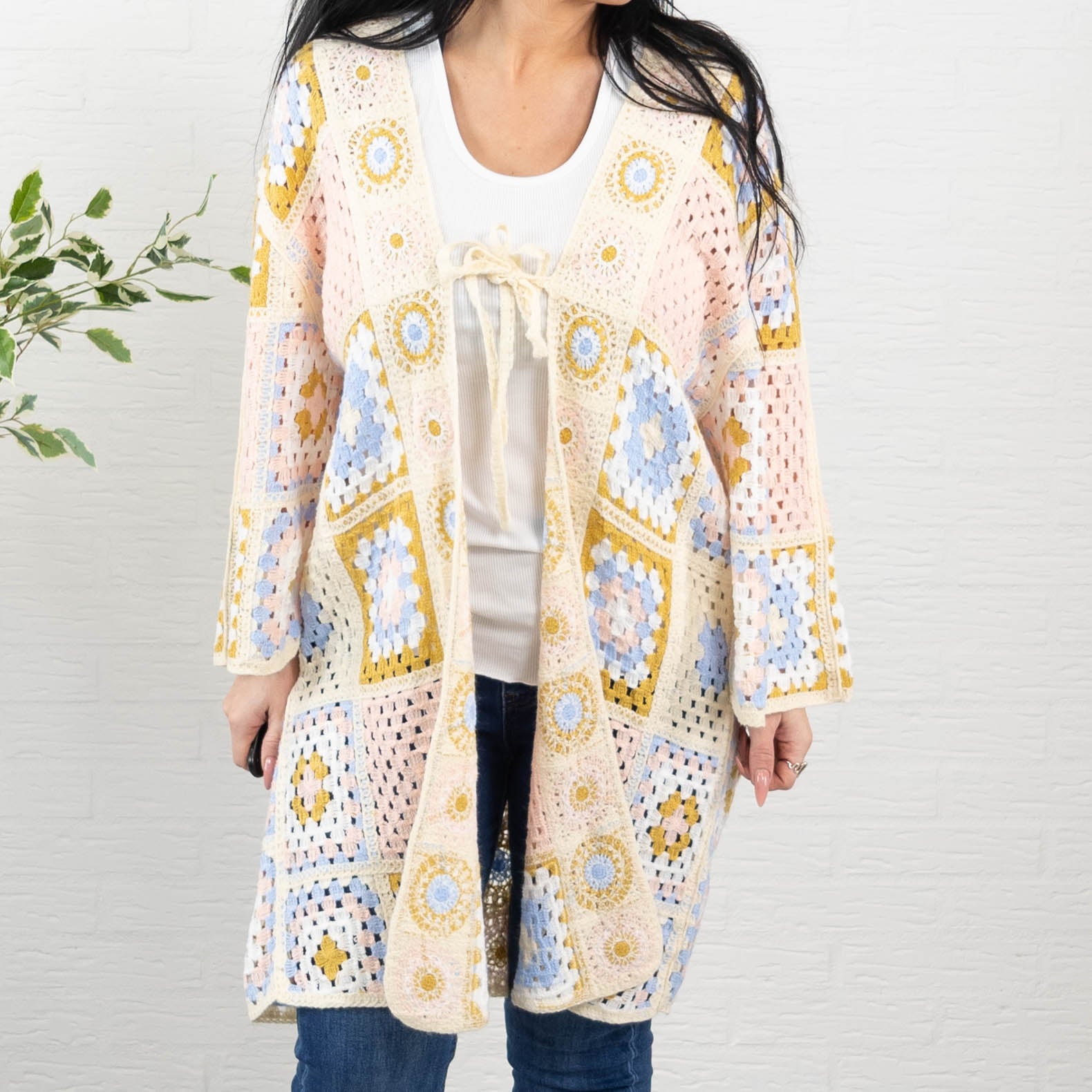 Juta cardigan, Lyserød