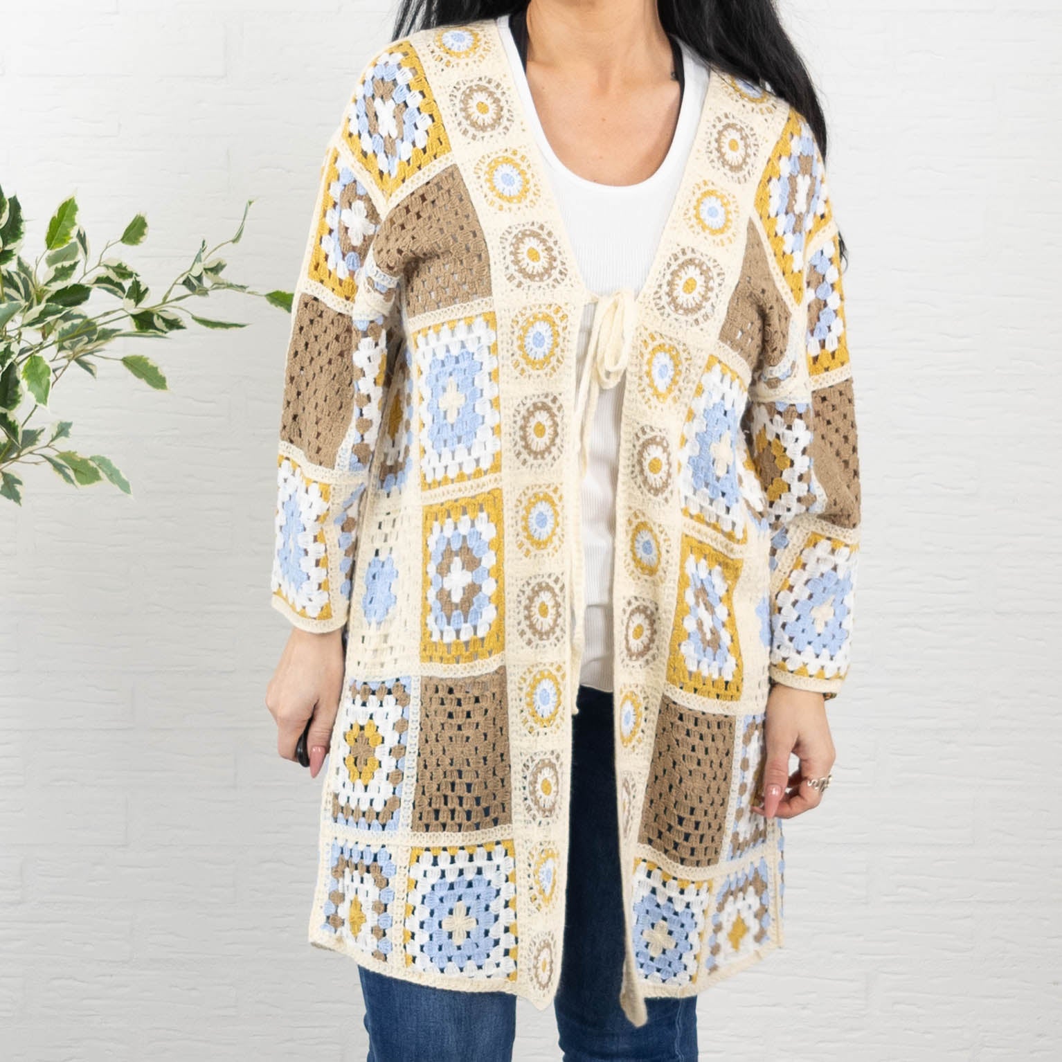 Juta cardigan, Taupe