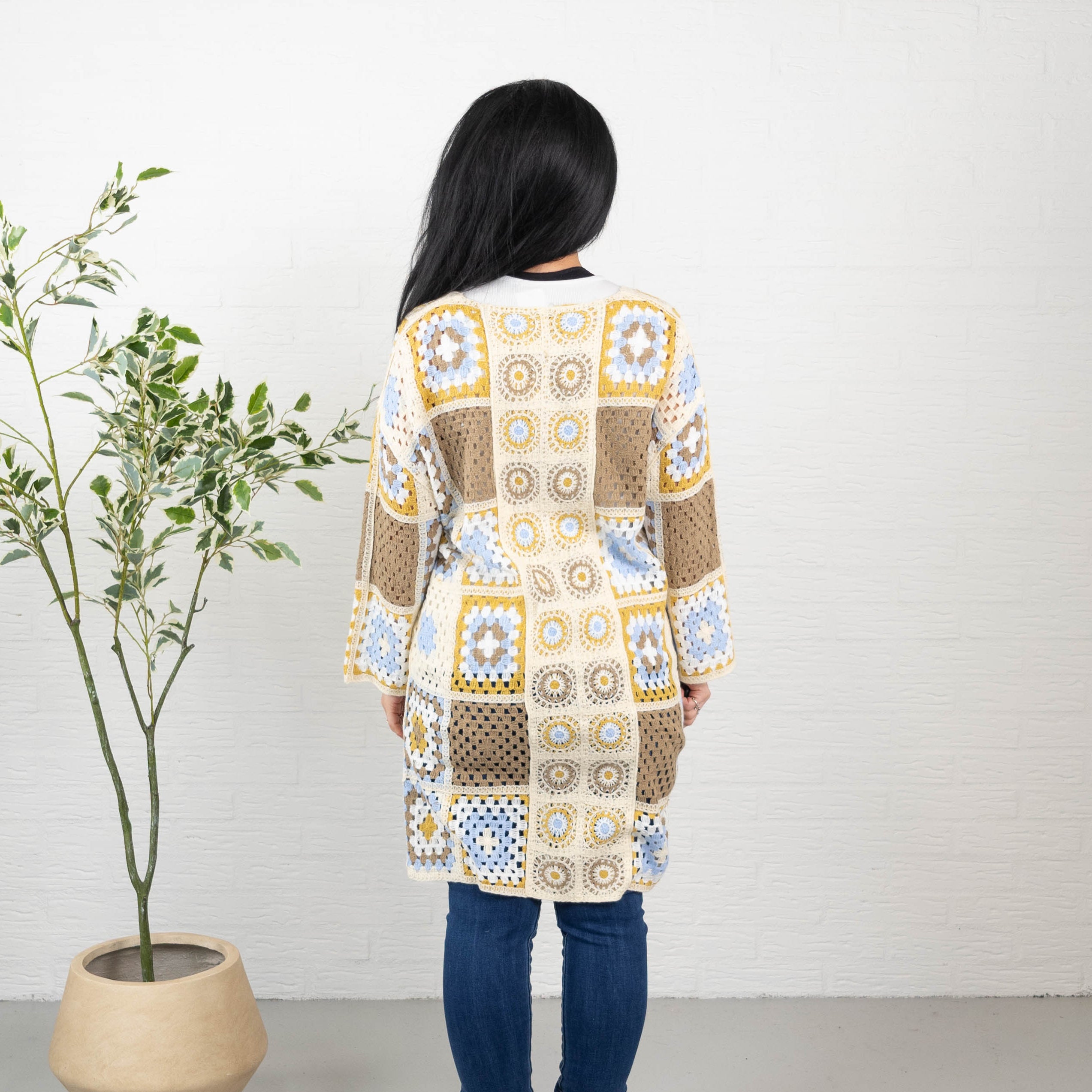 Juta cardigan, Taupe