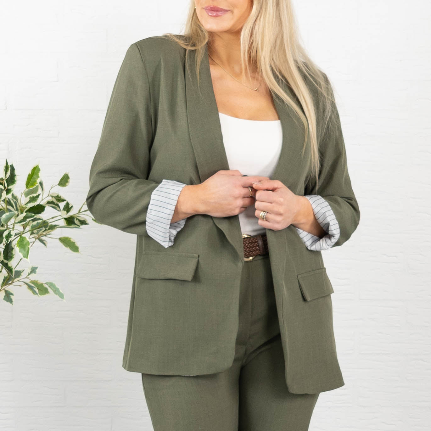 Ella blazer, Khaki