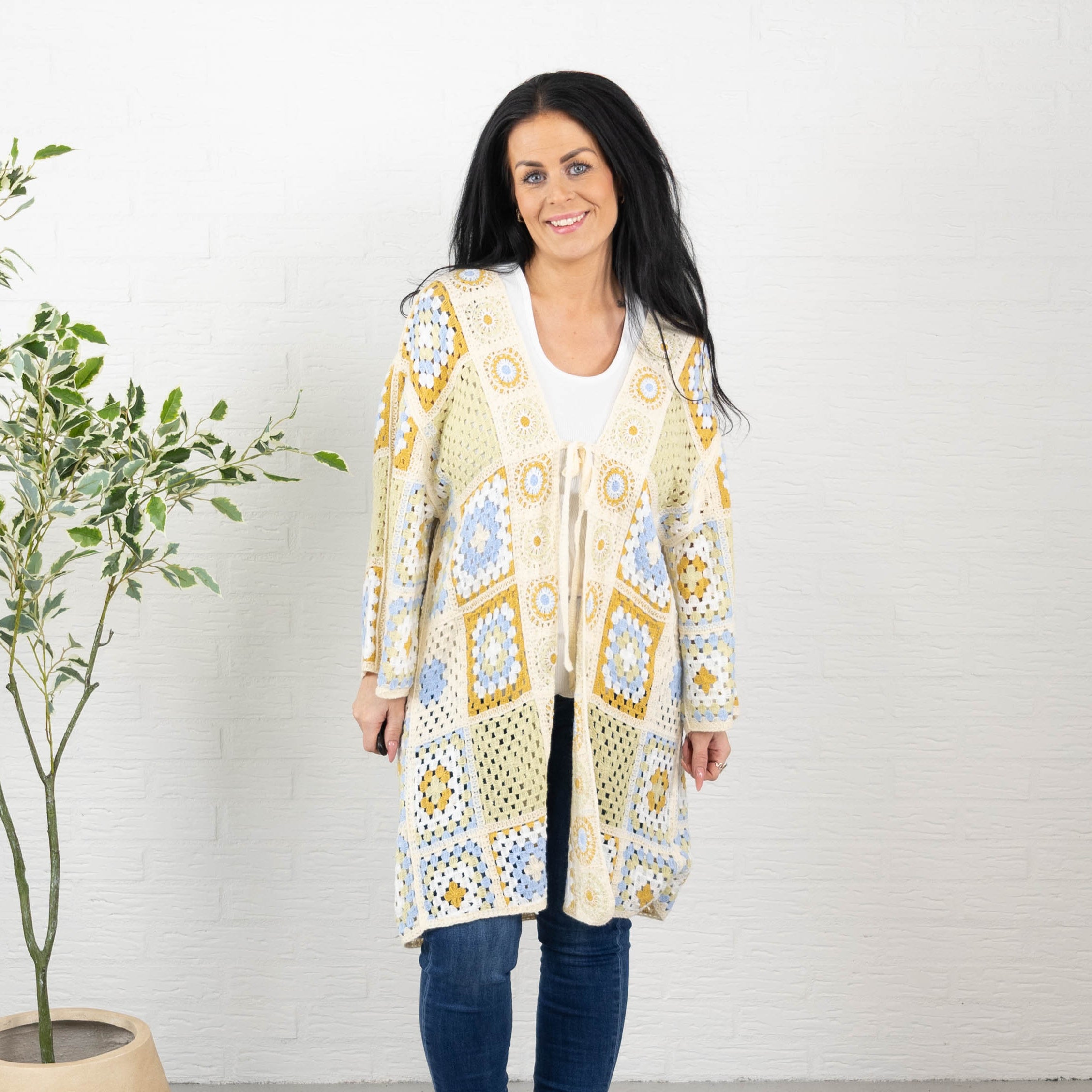 Juta cardigan, Grøn