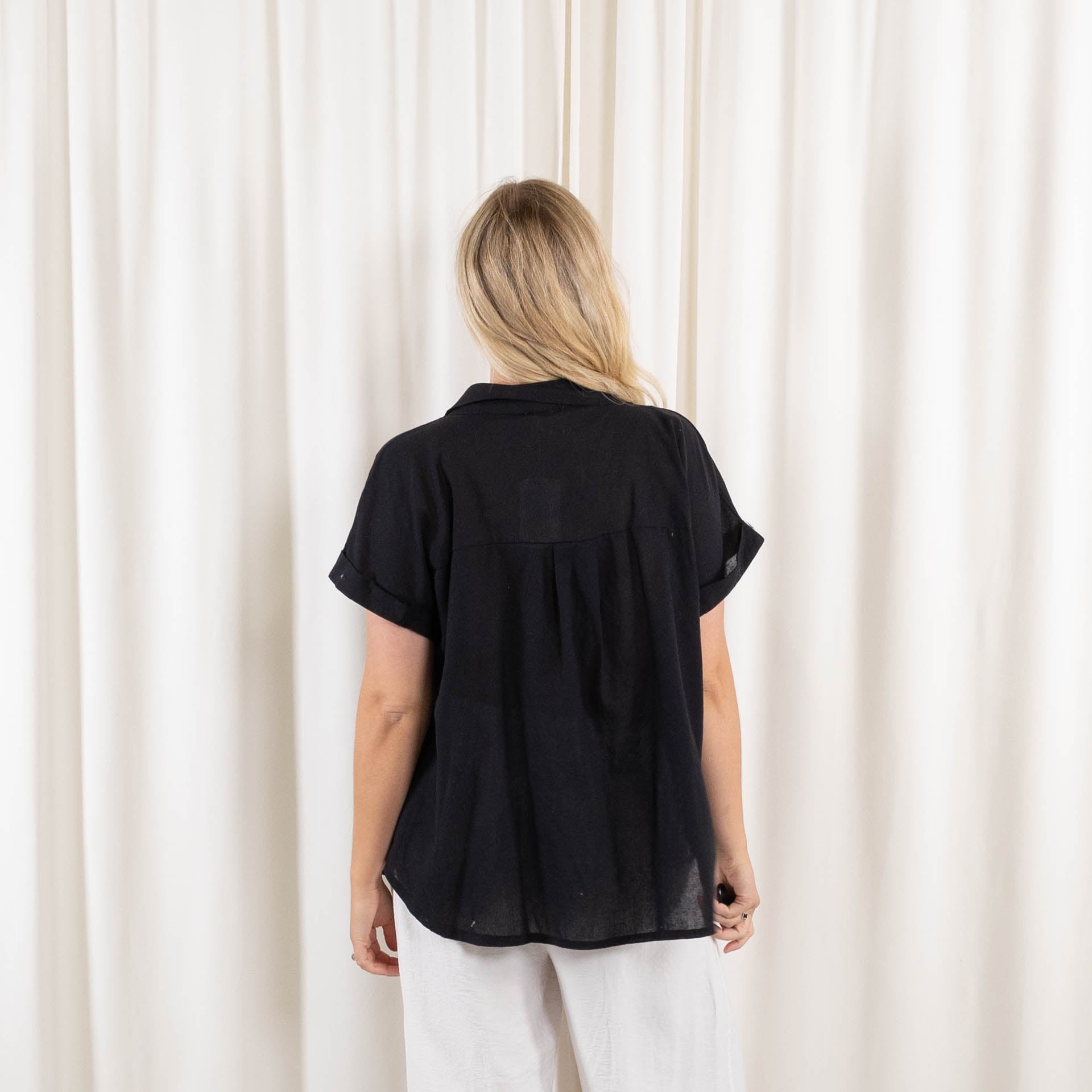 Lucia skjorte, Sort