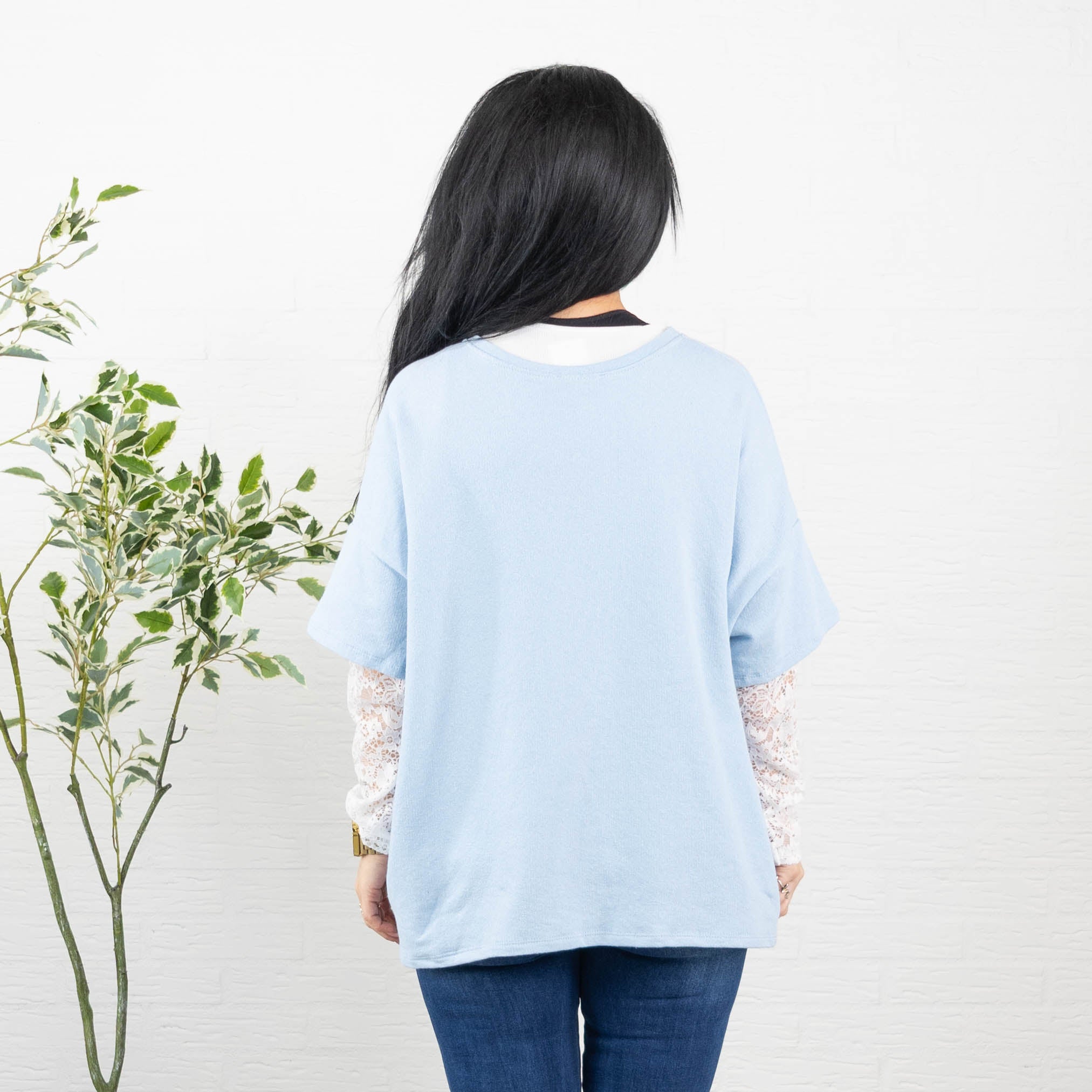 London sweatshirt, Lyseblå