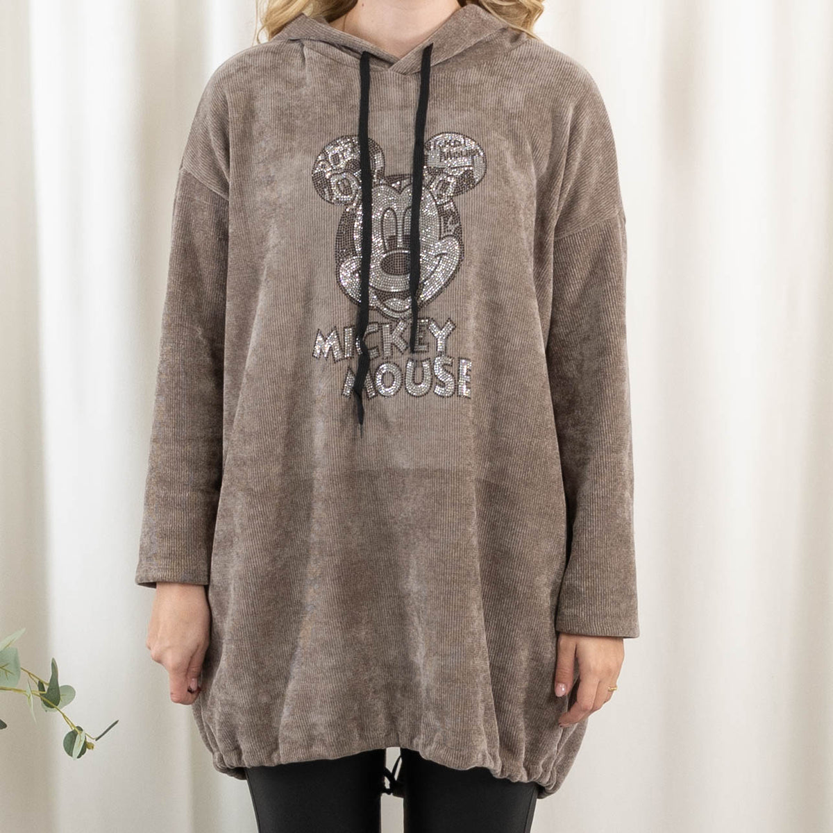 Mickey sweatshirt, Taupe