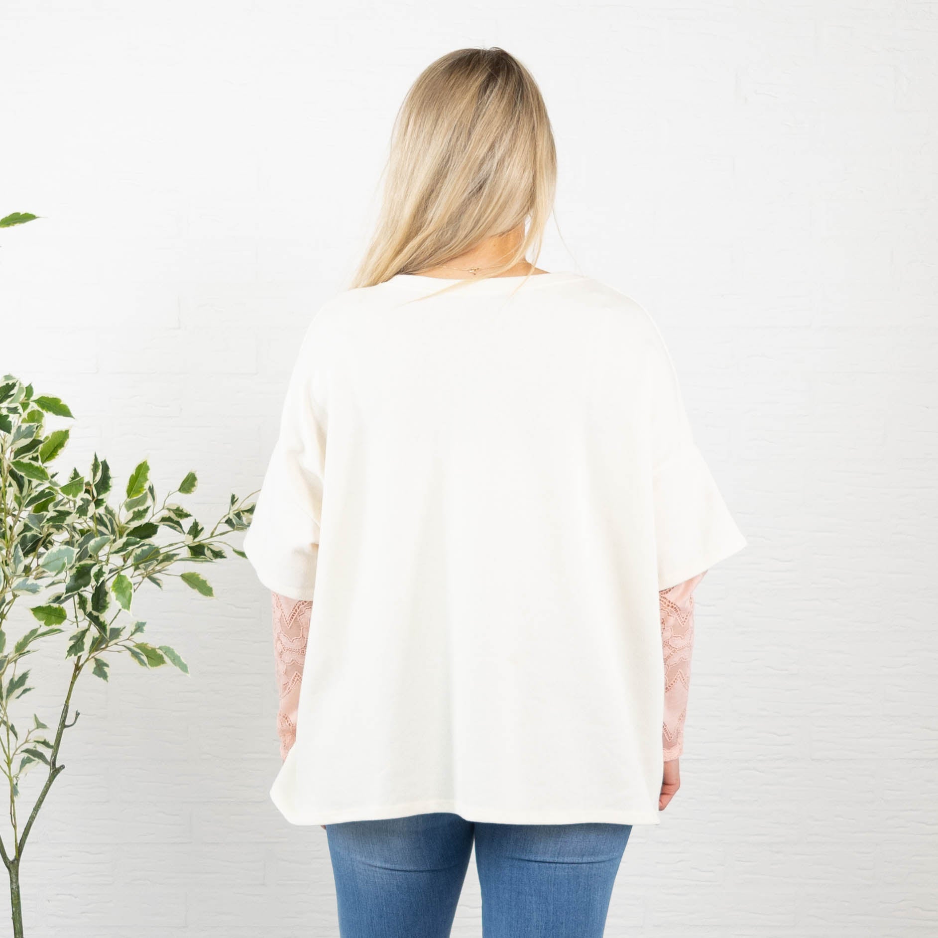 London sweatshirt, Hvid