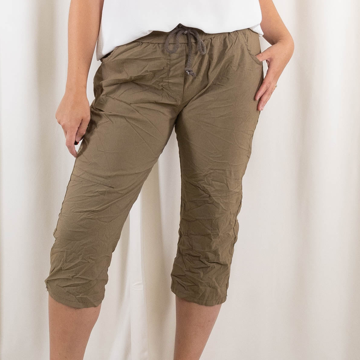 Bodil piratshorts, Oliven