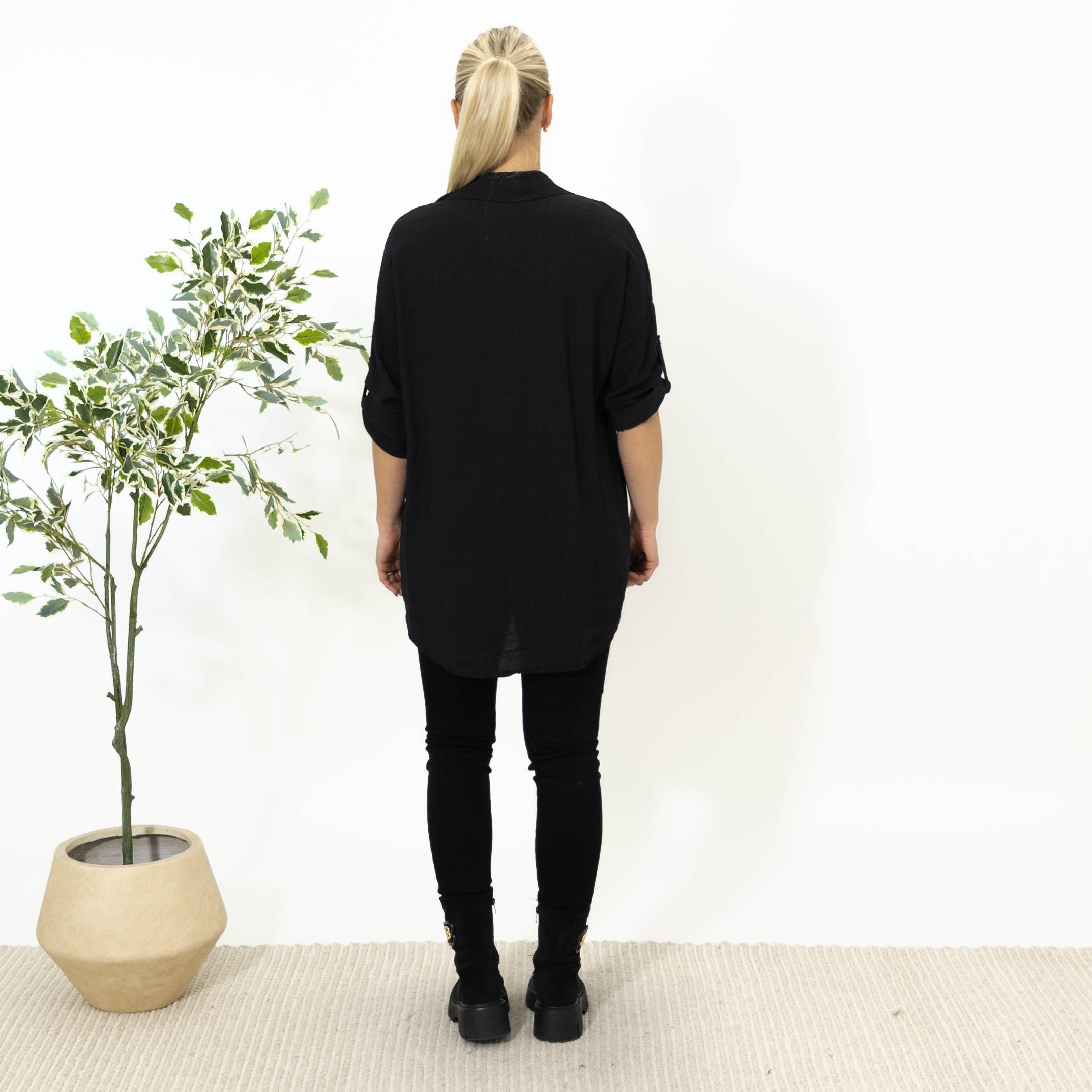 Jana skjorte, Sort