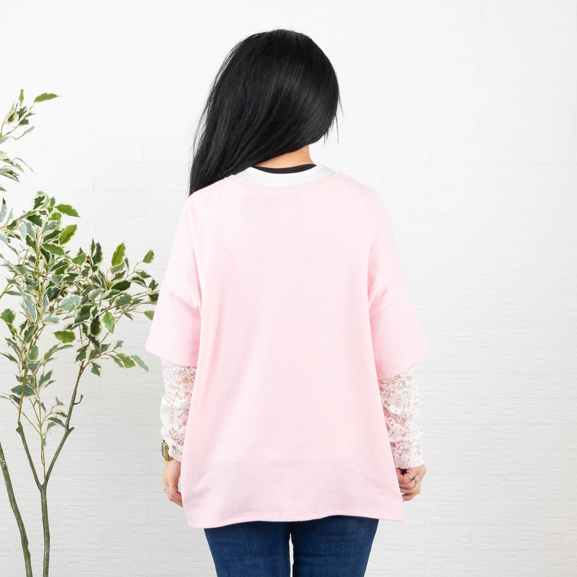 London sweatshirt, Lyserød