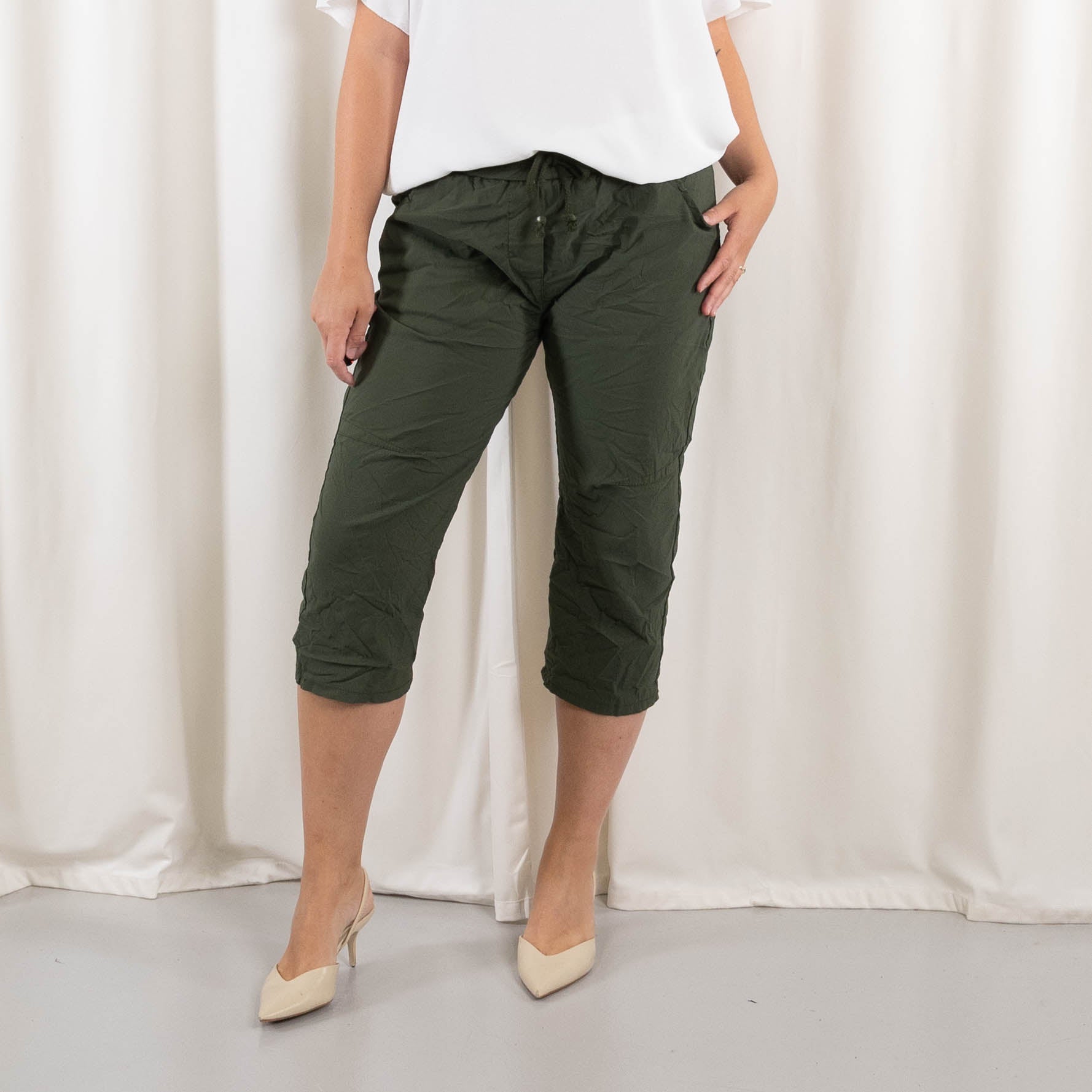 Bodil piratshorts, Khaki