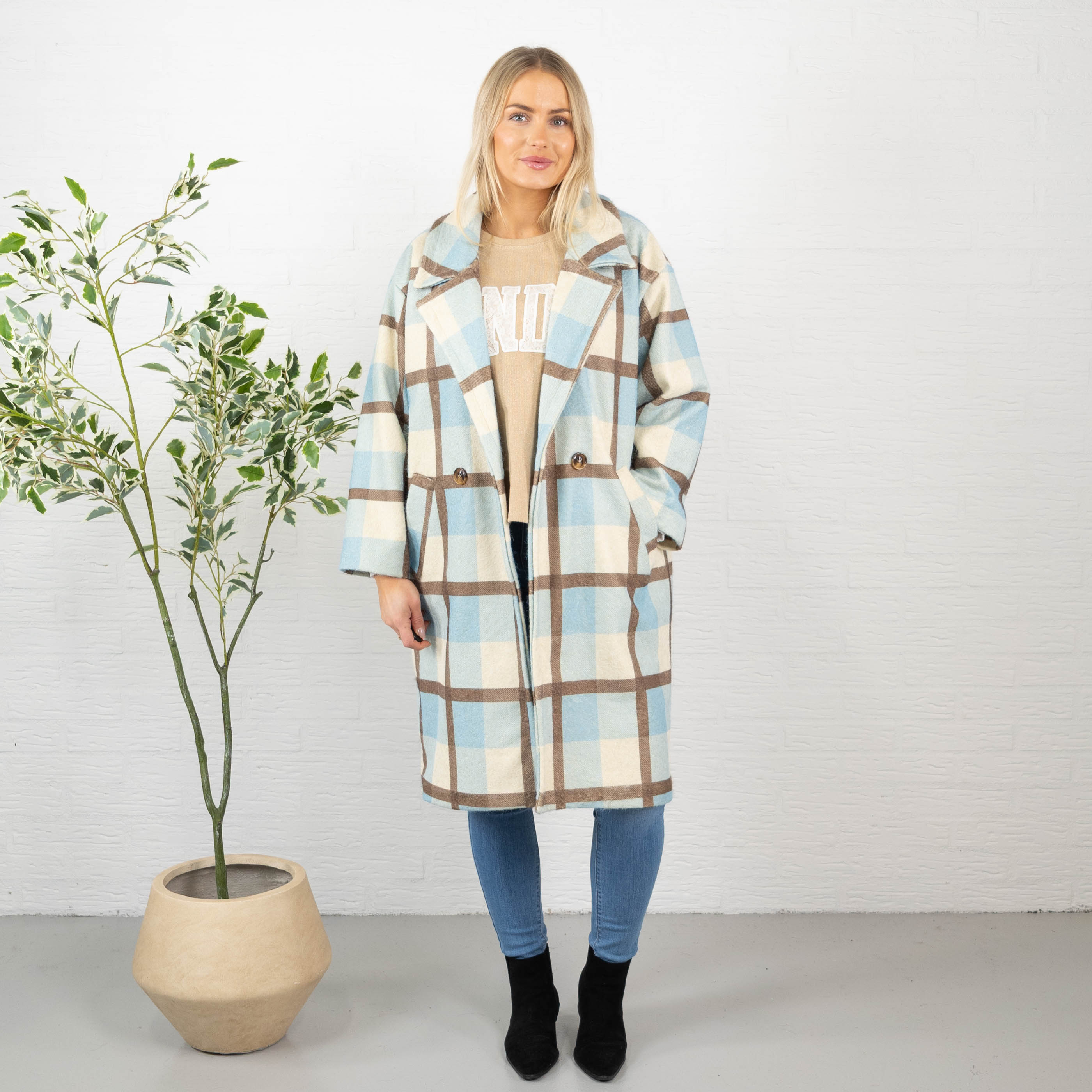 Annie jakke, Lyseblå