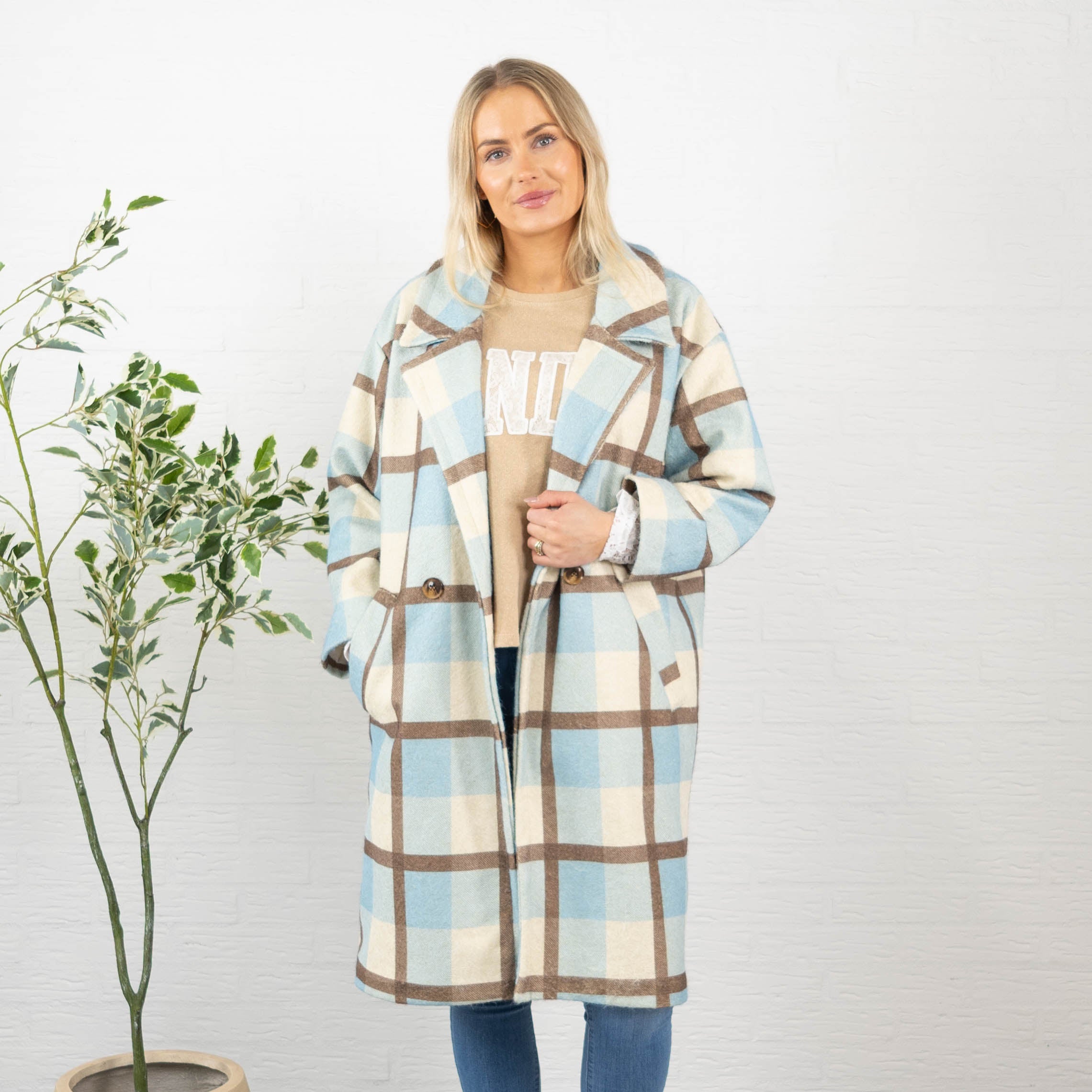 Annie jakke, Lyseblå