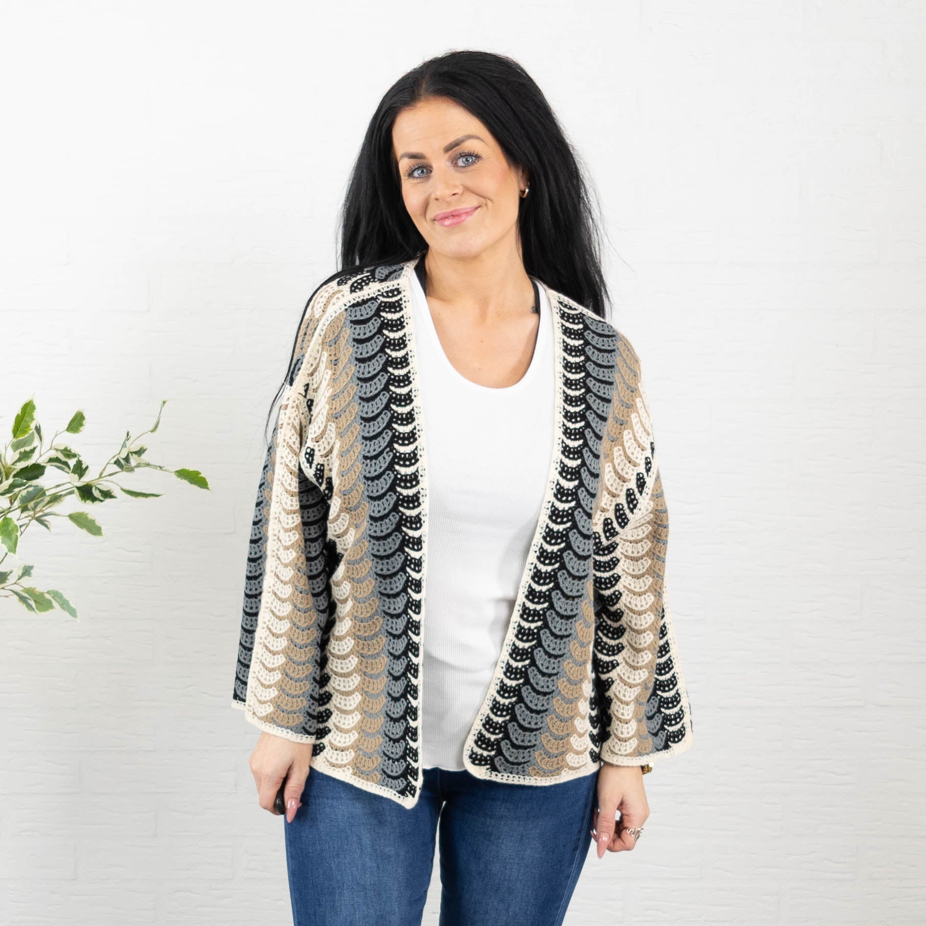 Jonna cardigan, Sort