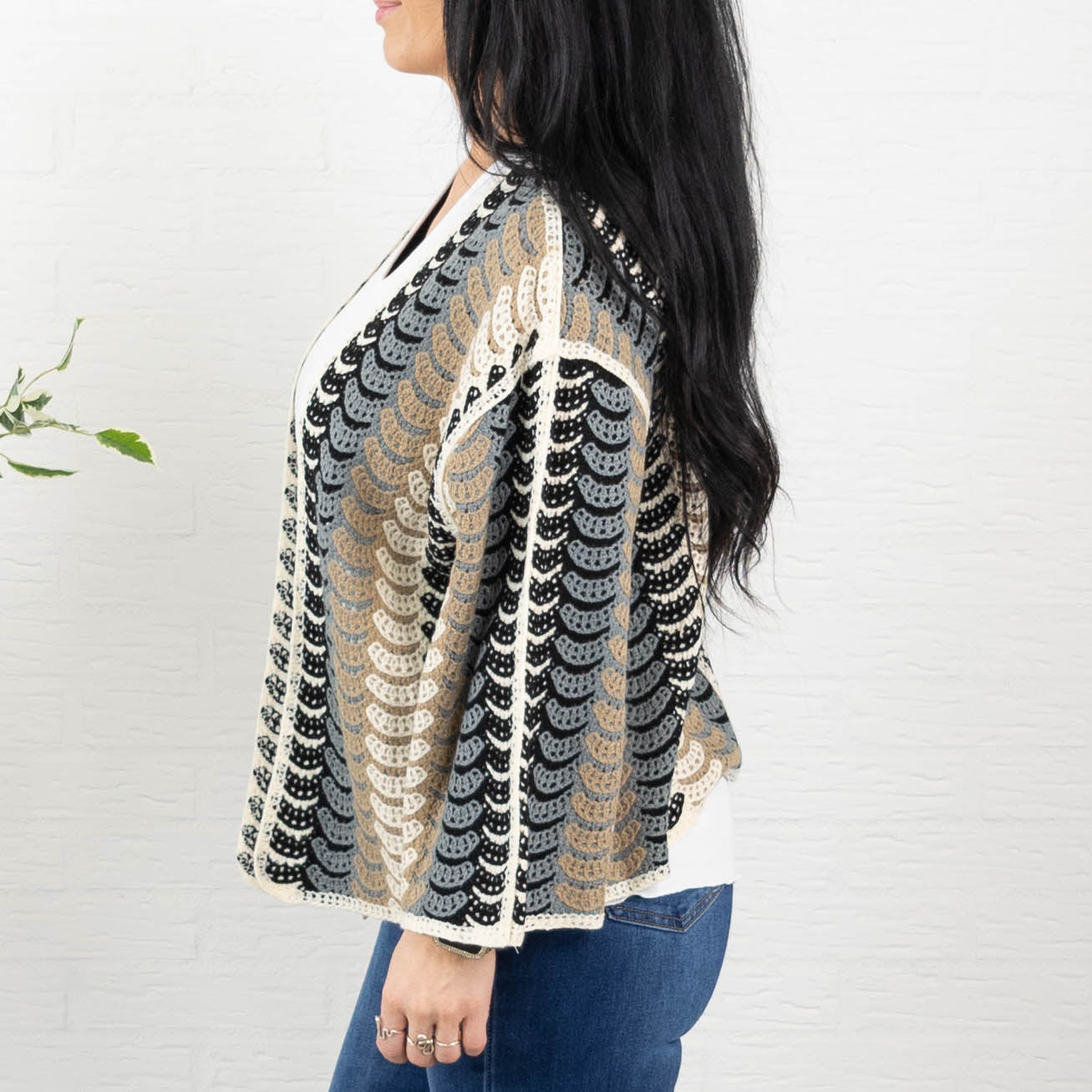 Jonna cardigan, Sort